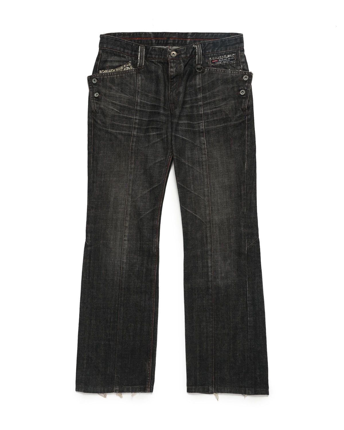 NICOLE CLUB FOR MEN mudwash jeans
