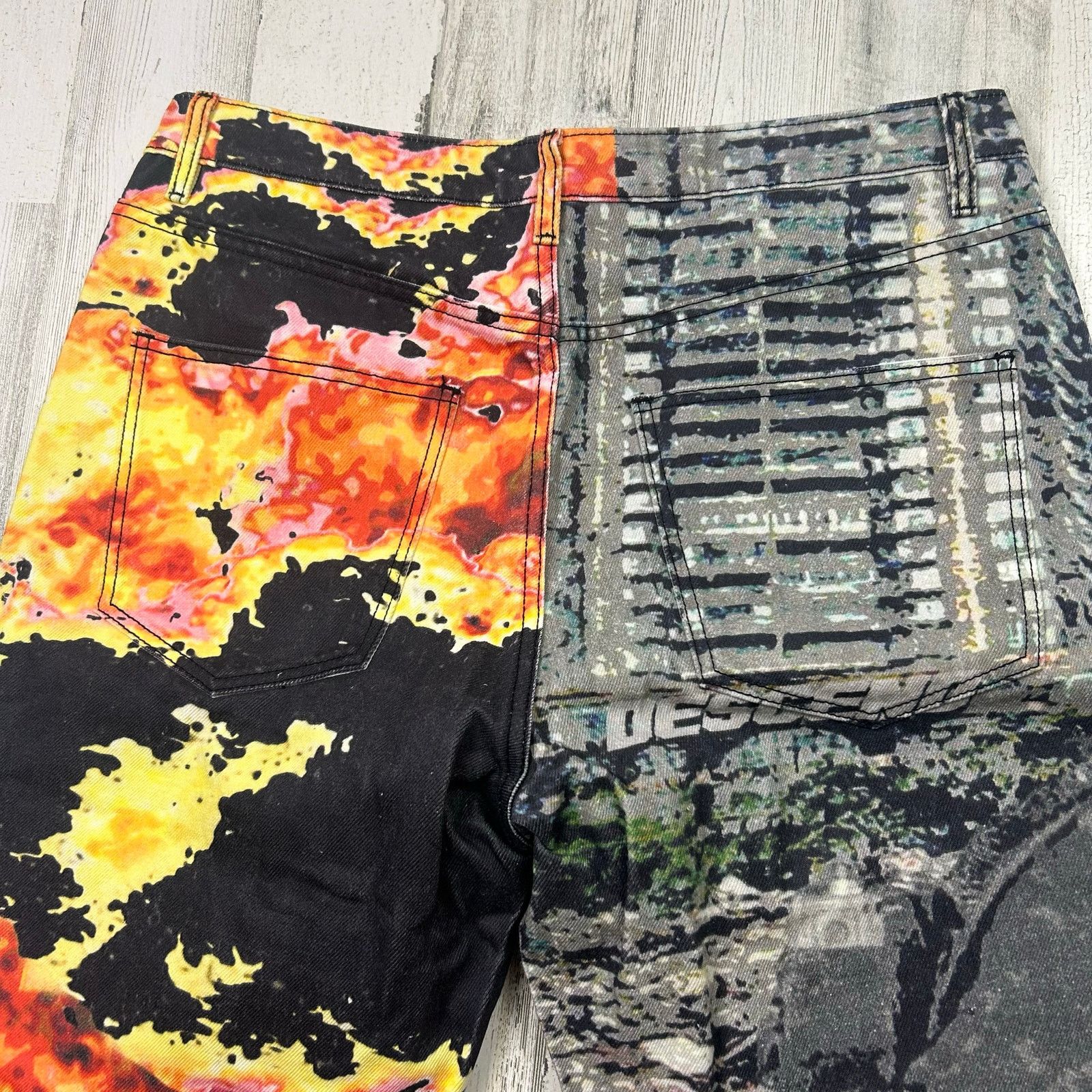 Other Descending Worldwide All Over Print Skull Jeans Size 34 Size US 34 / EU 50 - 10 Thumbnail