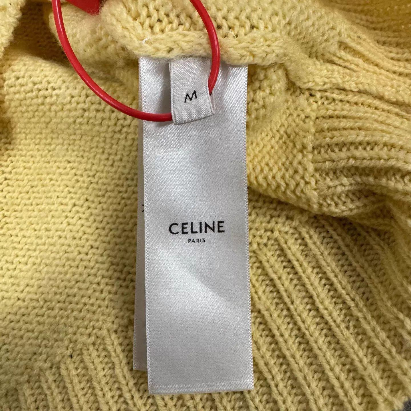 Celine Celine Fair Isle Yellow Crewneck Short Sweater Size M / US 6-8 / IT 42-44 - 7 Thumbnail