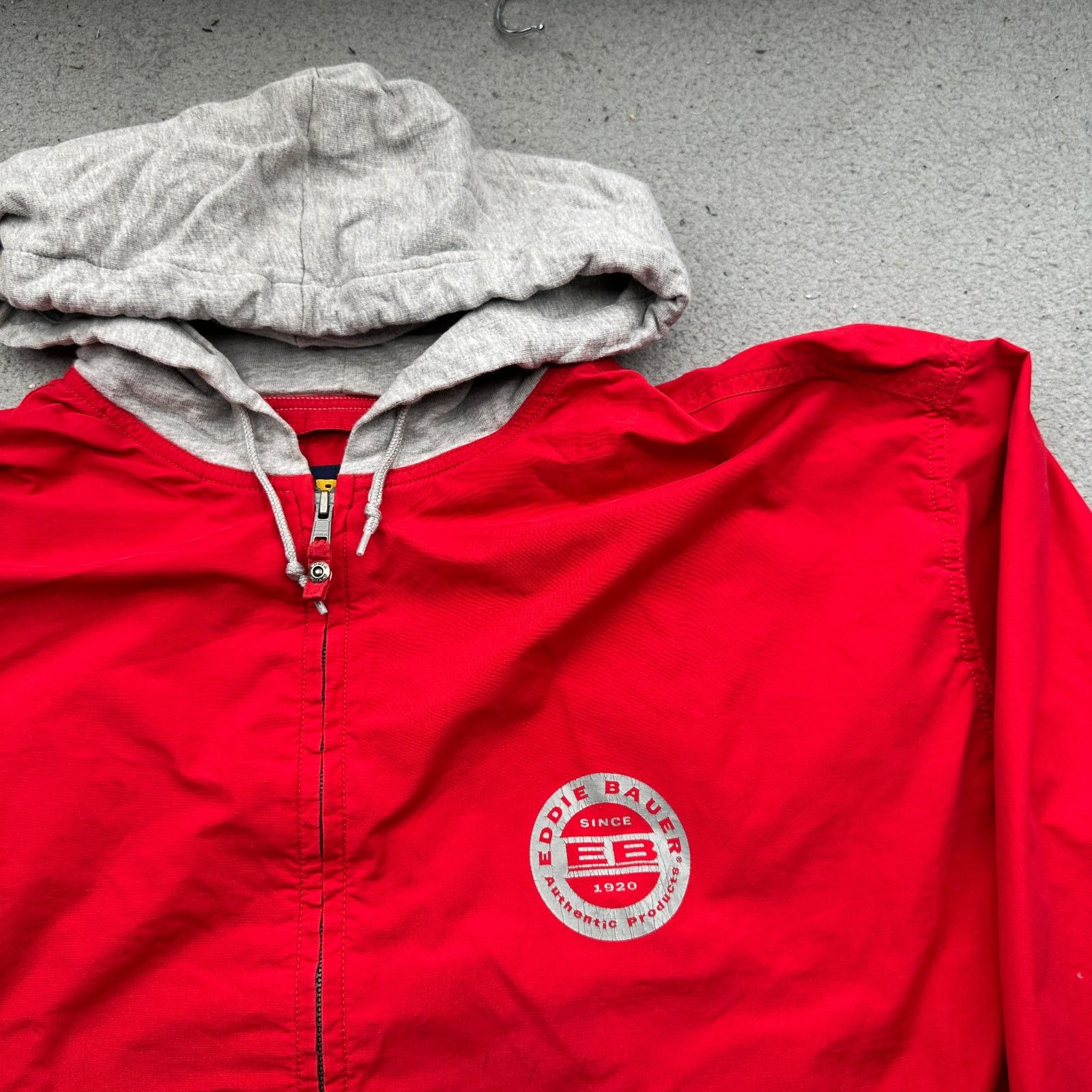 Eddie Bauer Vintage Eddie Bauer Ebtek Cotton Jacket Mens Large Tall Red Size US L / EU 52-54 / 3 - 9 Thumbnail