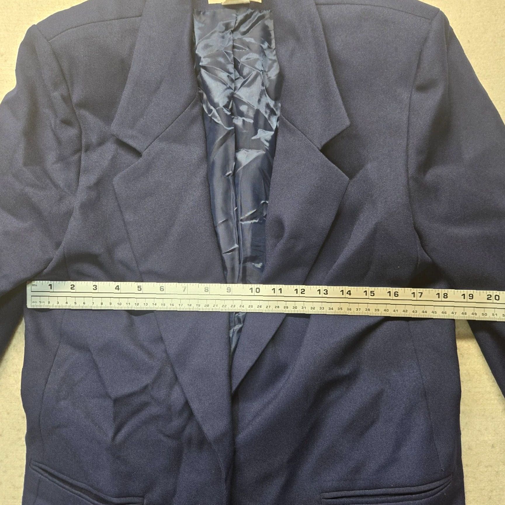 Vintage Donnkenny Classics Jacket Blazer Navy Blue Adult Women's Size 14 Size XL / US 12-14 / IT 48-50 - 5 Thumbnail