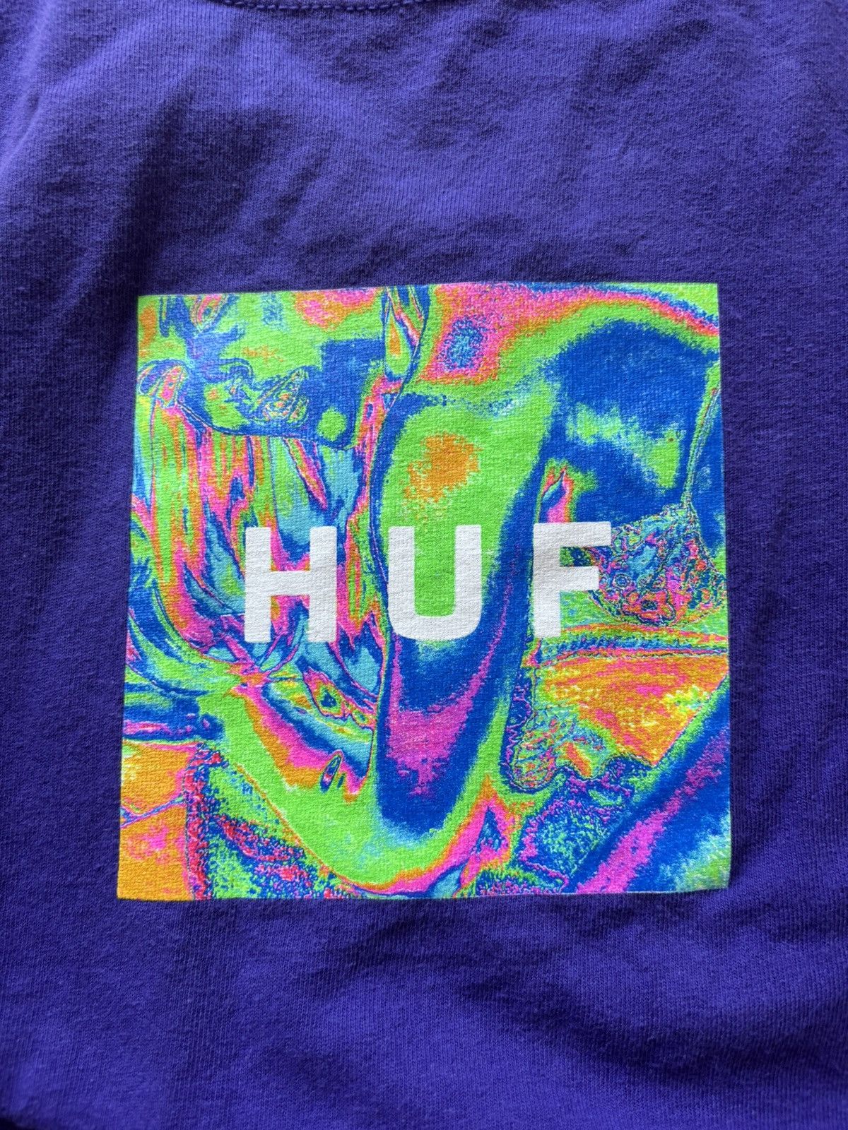 Huf Acid Box Logo Long Sleeve Size US XL / EU 56 / 4 - 3 Thumbnail