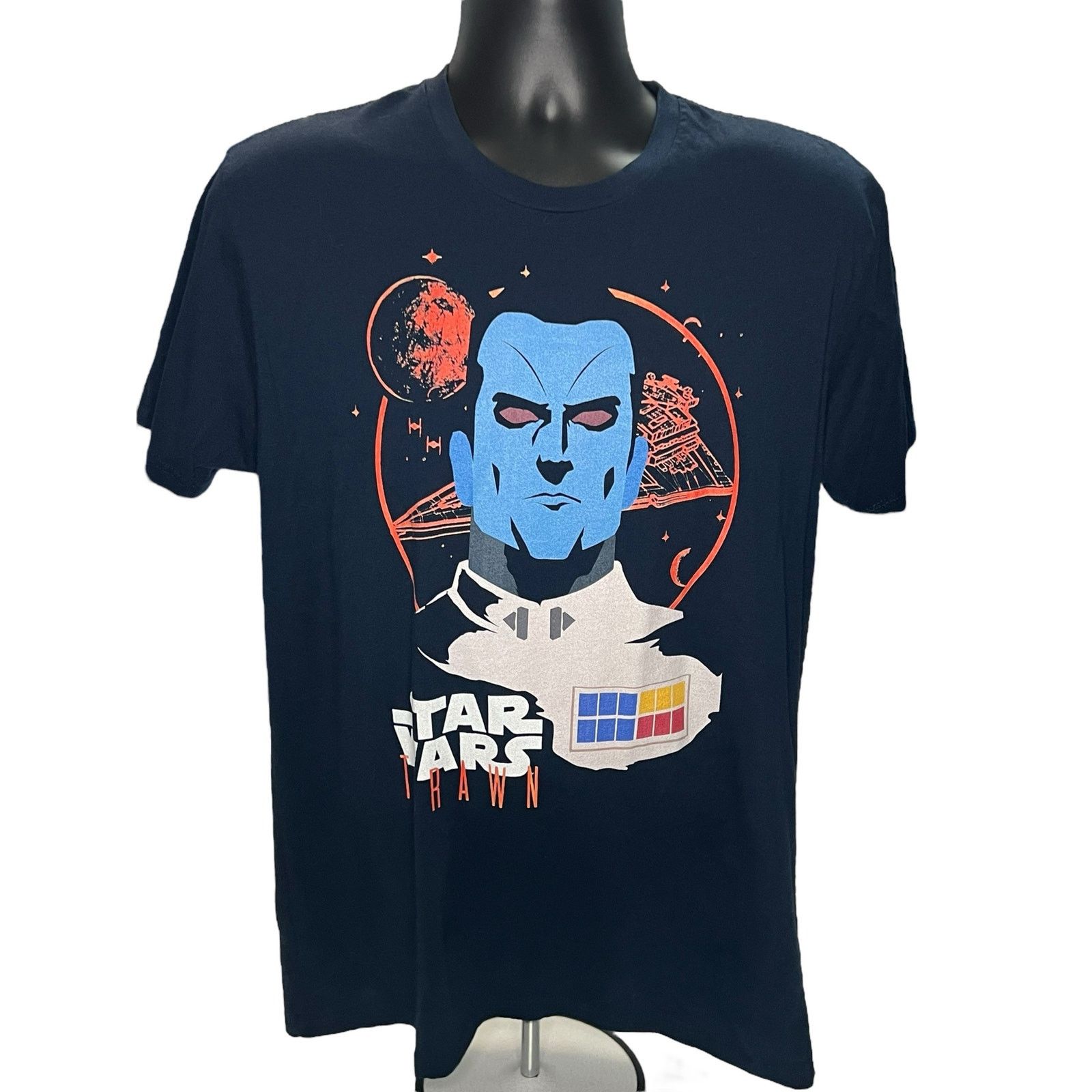 Star Wars Star Wars Grand Admiral Thrawn T-Shirt Men’s Large Navy Blue Size US L / EU 52-54 / 3 - 1 Thumbnail