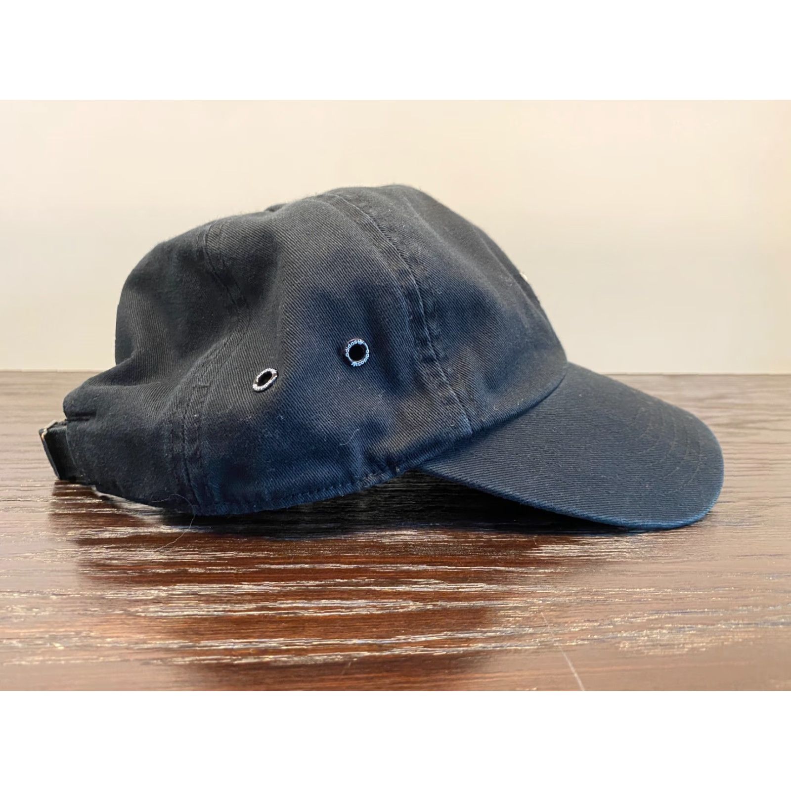 Adidas ADIDAS Hat Women One Size Black Twill Strapback Embroidered Trefoil Logo Golf Size ONE SIZE - 3 Thumbnail