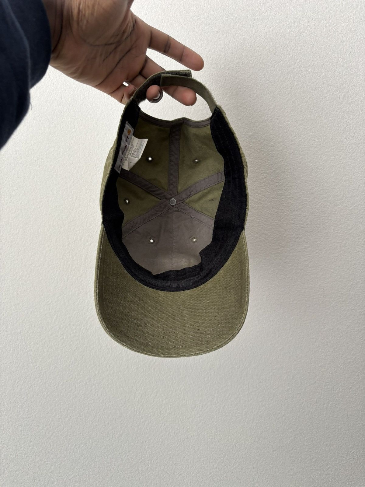 Carhartt Vintage Olive Carhartt Hat Size ONE SIZE - 5 Thumbnail