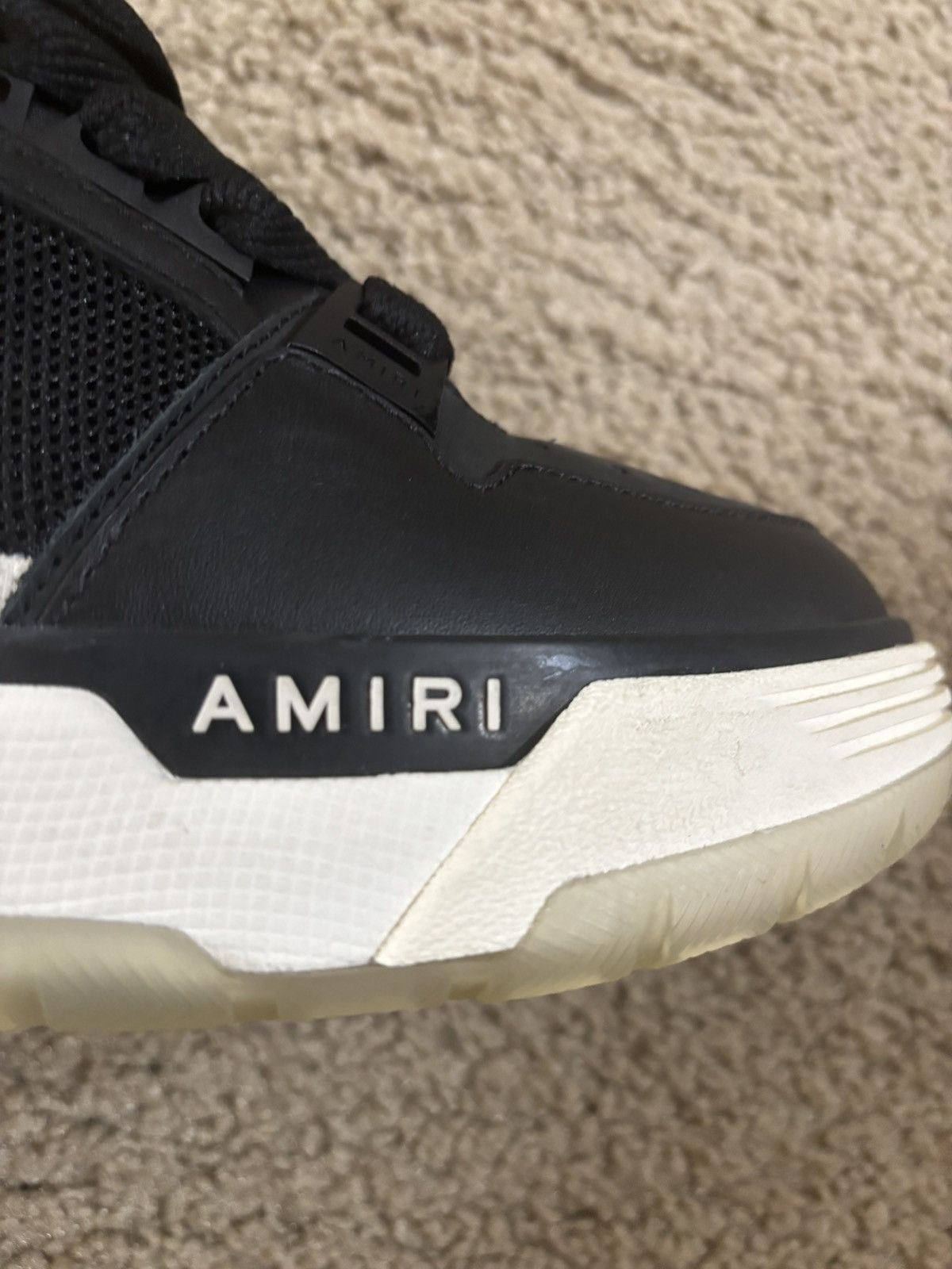 Amiri amiri ma-1 black white Size US 12 / EU 45 - 8 Thumbnail