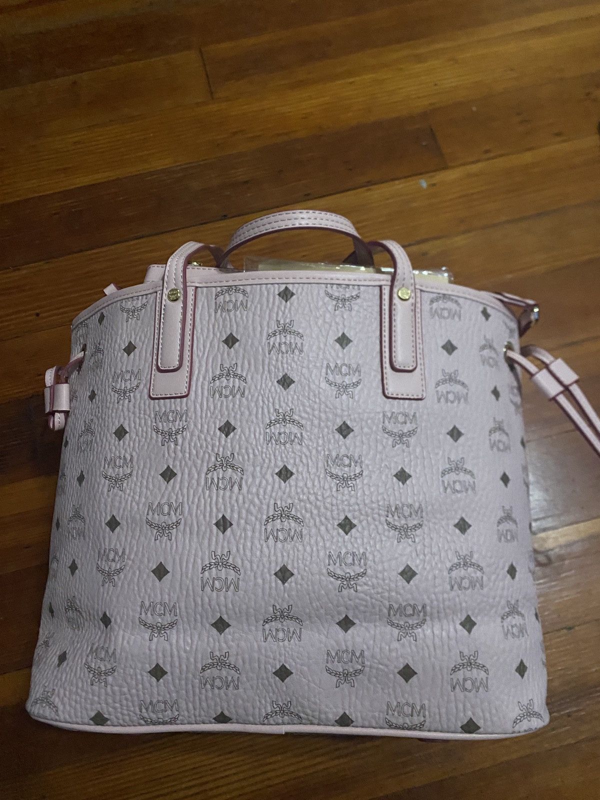 MCM MCM Reversible Shopper Tote – Pink w/ Pouch Size ONE SIZE - 3 Thumbnail