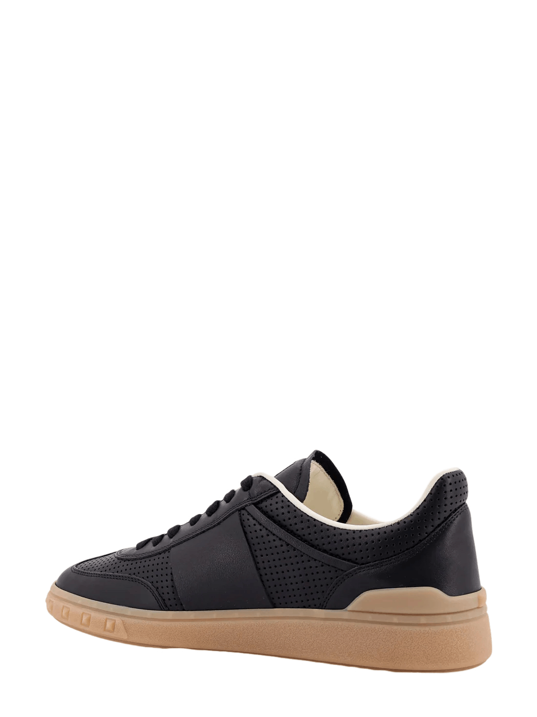 VALENTINO GARAVANI Upvillage Black Leather Sneakers New