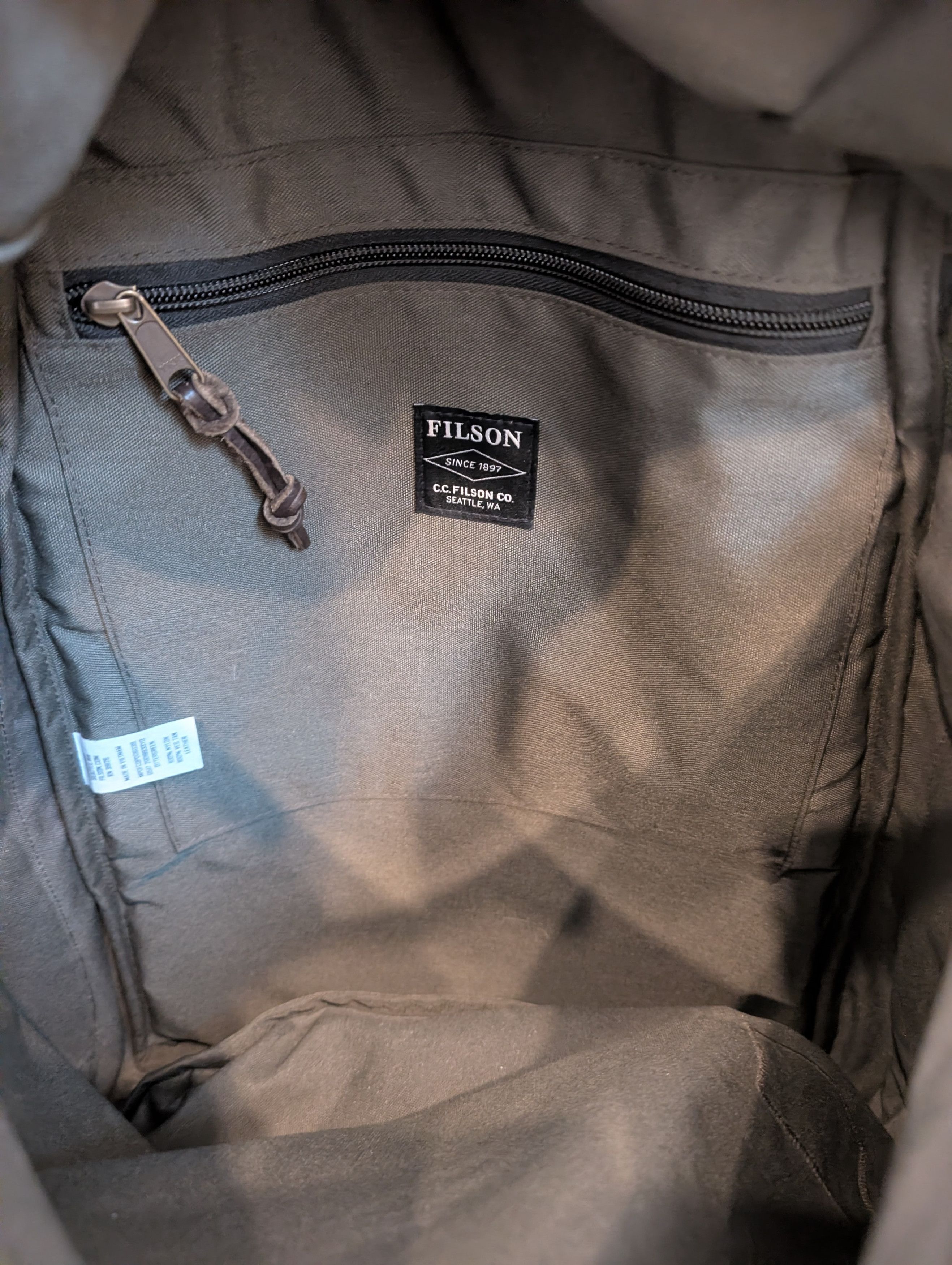 Filson Filson Field Pack Rucksack Backpack Nylon Otter Green Size ONE SIZE - 4 Thumbnail