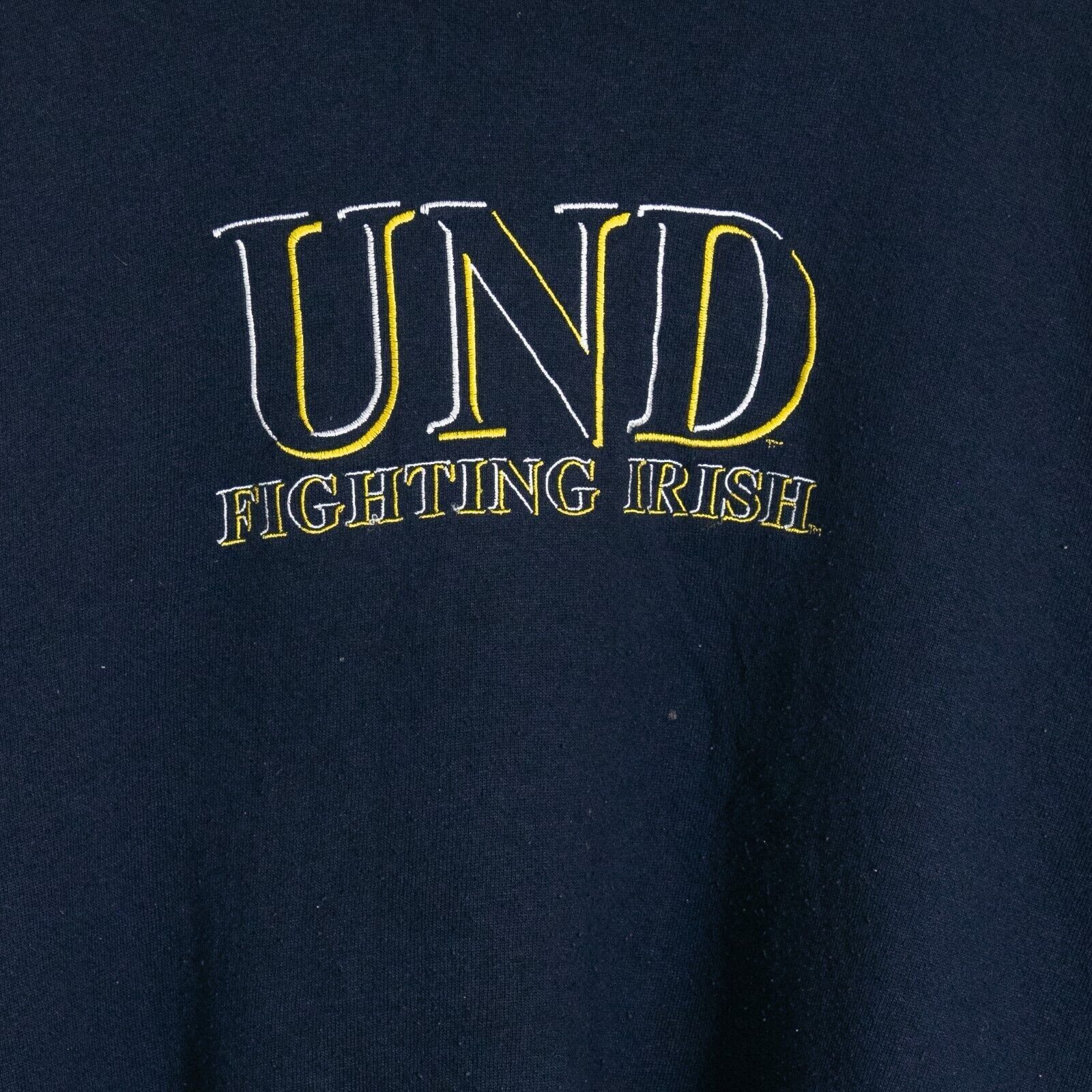 Vintage Vintage 90s Notre Dame Sweatshirt Mens XL - Faded Distressed Size US XL / EU 56 / 4 - 3 Thumbnail