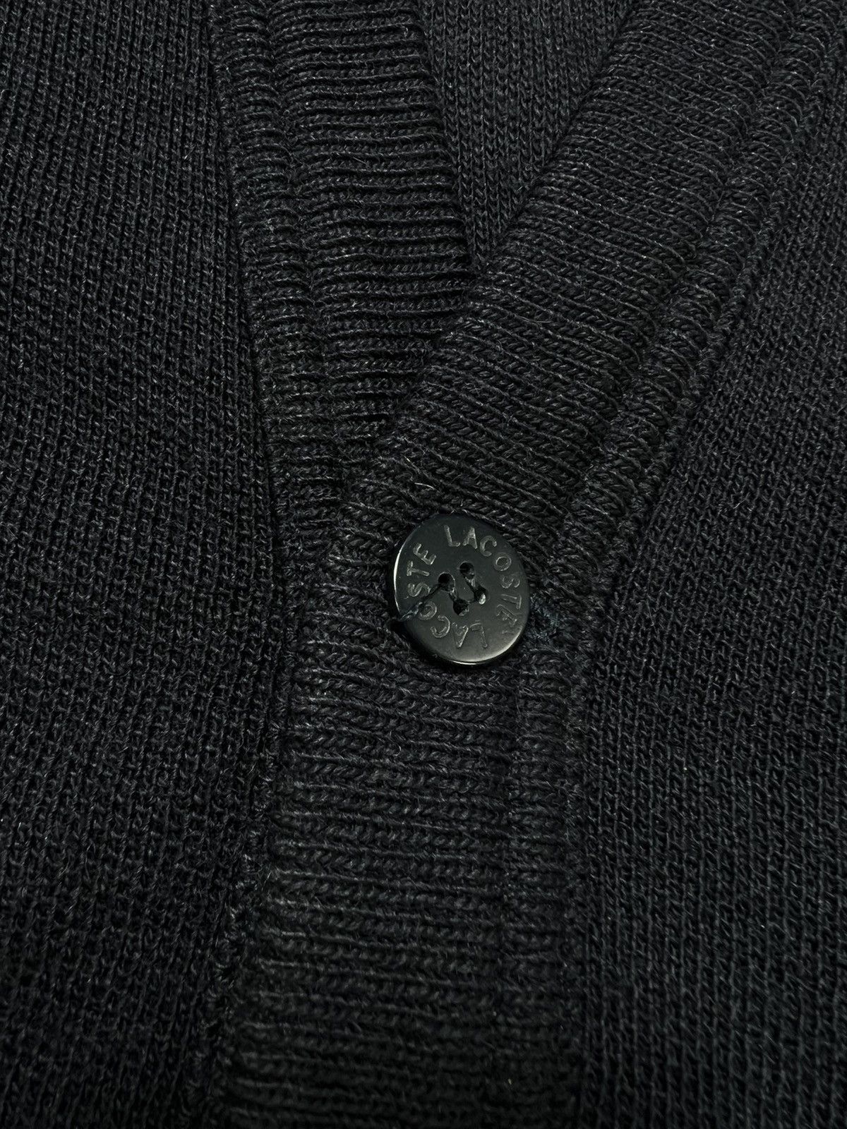 Lacoste × Vintage Vintage 90's Lacoste Cardigan Knitted Sweater Size US XL / EU 56 / 4 - 4 Thumbnail