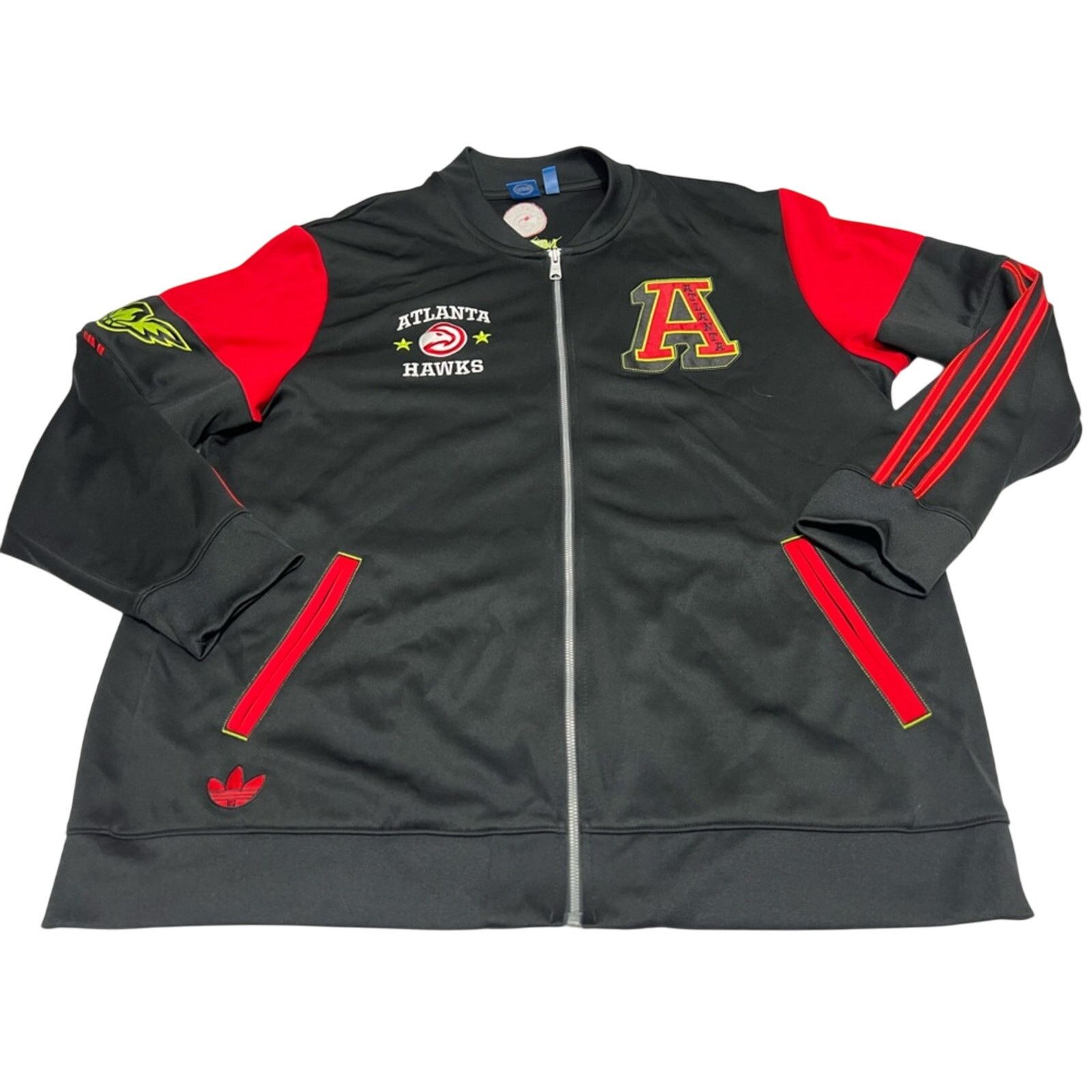 Adidas Atlanta Hawks Jacket Mens 2XL Black Adidas Member Size US XXL / EU 58 / 5 - 1 Thumbnail
