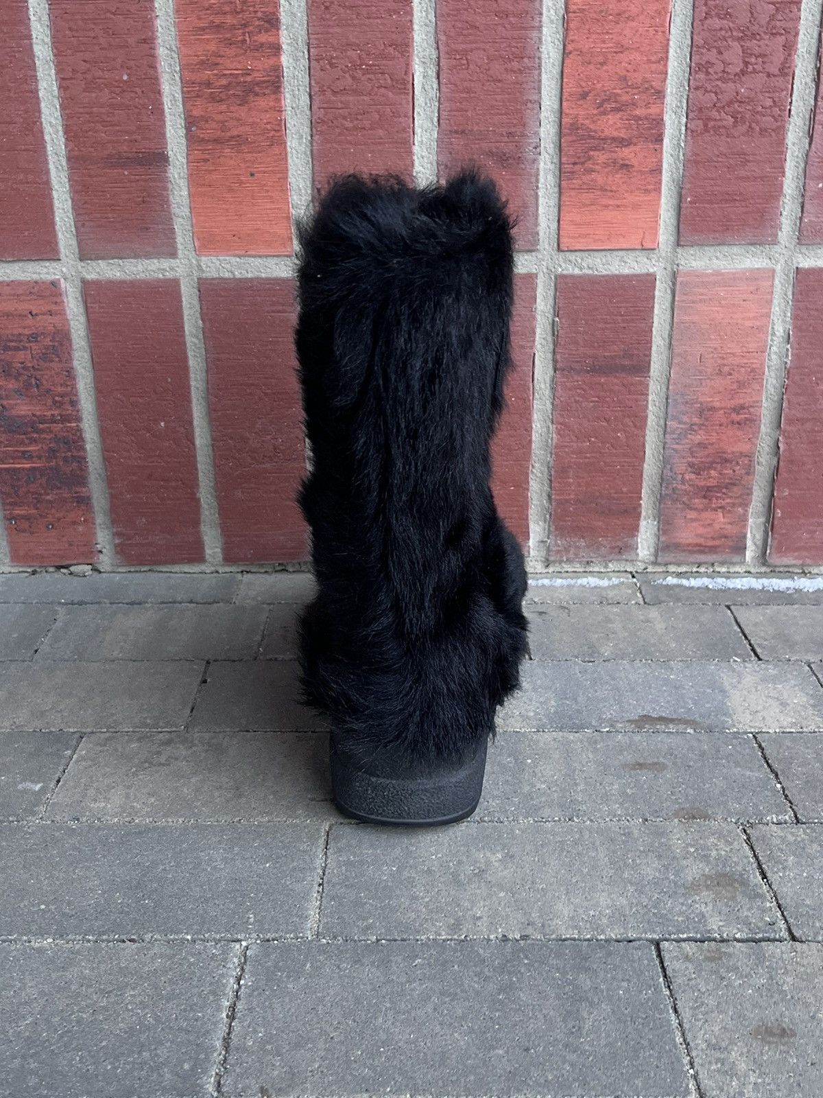 Gucci Tom Ford AW98 Goat Fur Boots Avantgarde shoes