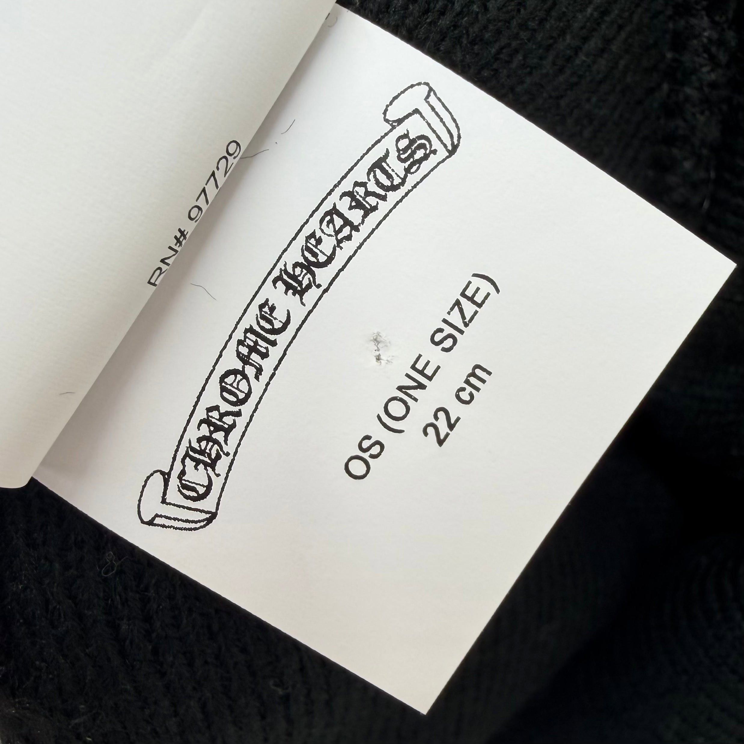 Chrome Hearts Chrome Hearts CH Logo Beanie Black/White Size ONE SIZE - 4 Thumbnail