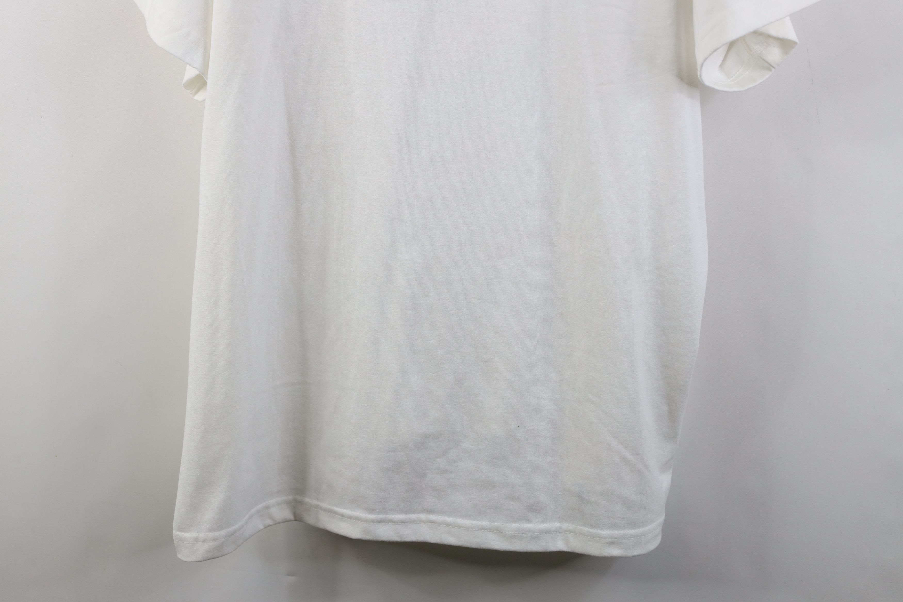 Vintage Vintage 90s Streetwear Blank Short Sleeve T-Shirt White USA Size US XXL / EU 58 / 5 - 3 Thumbnail
