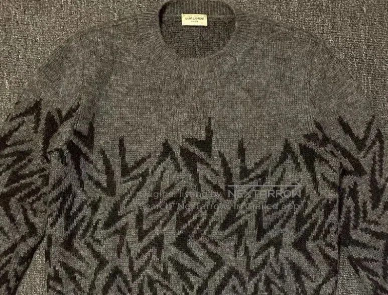 Saint Laurent Paris Saint Laurent Wool Mohair Blend Sweater. Size US XS / EU 42 / 0 - 2 Thumbnail