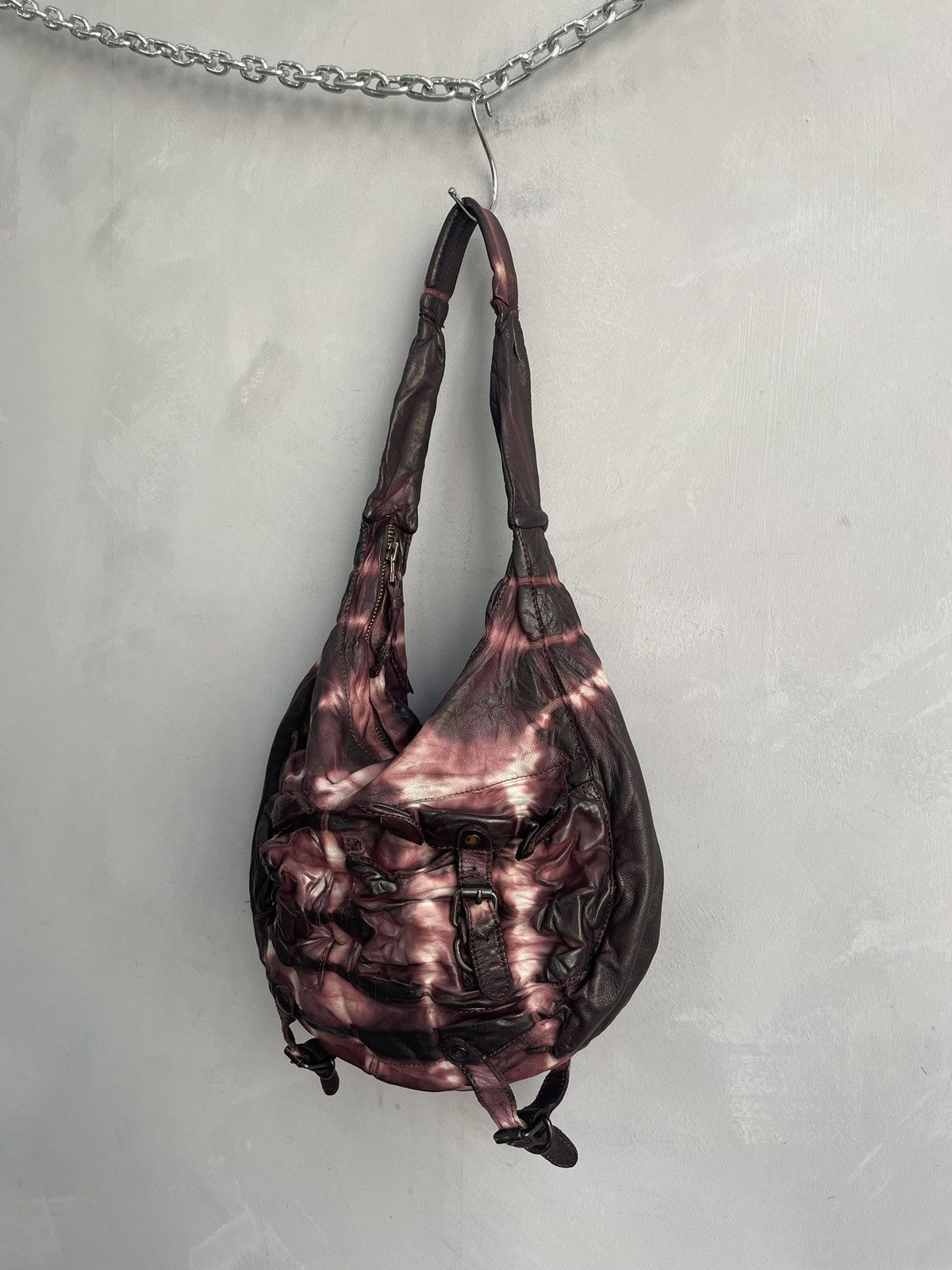 Allsaints All Saints leather avant garde multipocket rare bag Size ONE SIZE - 2 Thumbnail