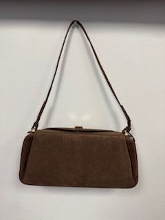 Other OYSTER CLUTCH - CHOCOLATE SUEDE Size ONE SIZE - 1 Thumbnail