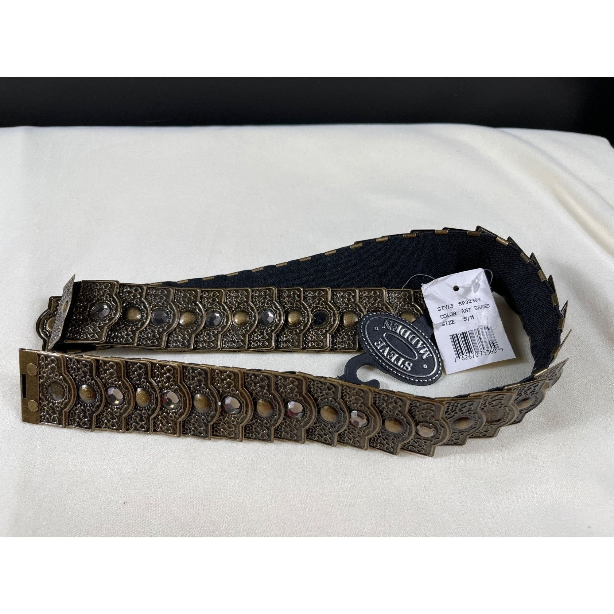 Steve Madden Steve Madden SKU 7678 Womens Antique Style Metal and Elasti Size ONE SIZE - 1 Thumbnail