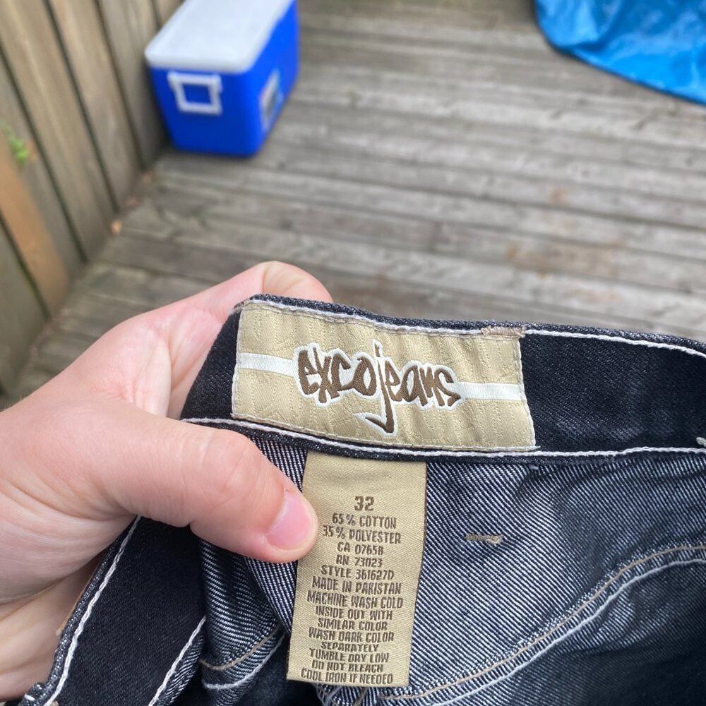 Vintage Vintage 90s Y2K EXCO Bulldog Embroidered Jeans Size 32 Size US 32 / EU 48 - 7 Thumbnail