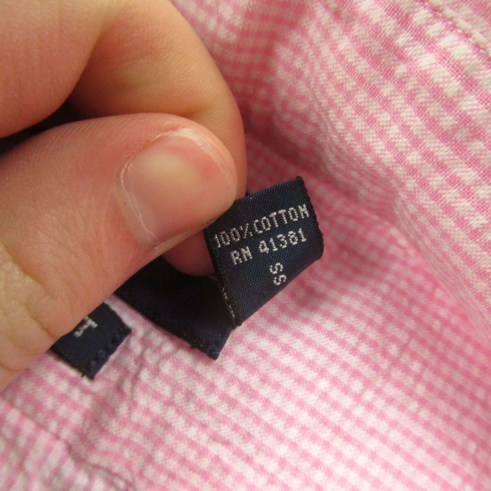 Polo Ralph Lauren Ralph Lauren Shirt Mens XL Short Sleeve Button Up Check Pink Size US XL / EU 56 / 4 - 5 Thumbnail