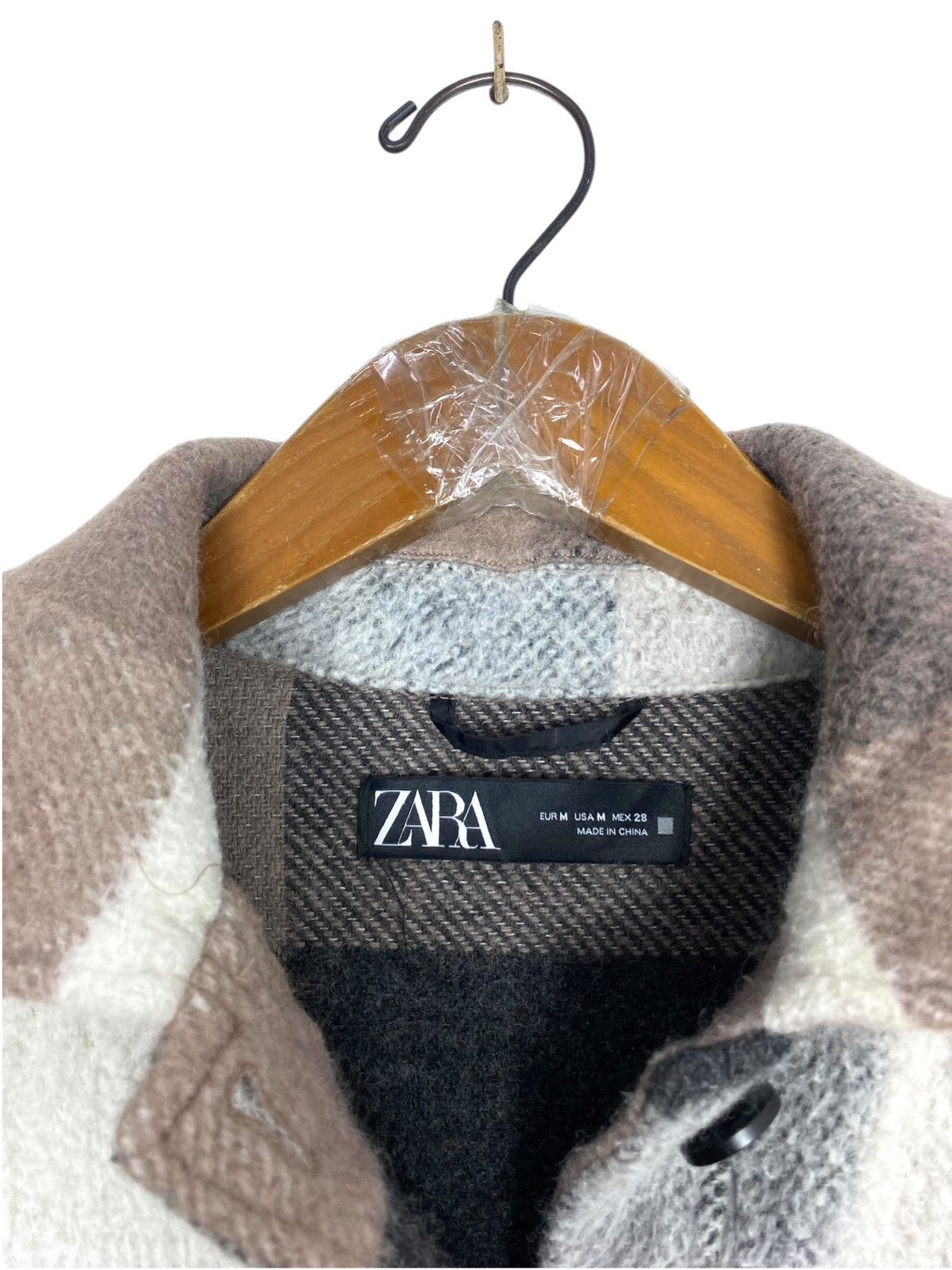 Zara Rare‼️ Zara Wool Blend Fringe Shirt Jacket Size M / US 6-8 / IT 42-44 - 7 Thumbnail