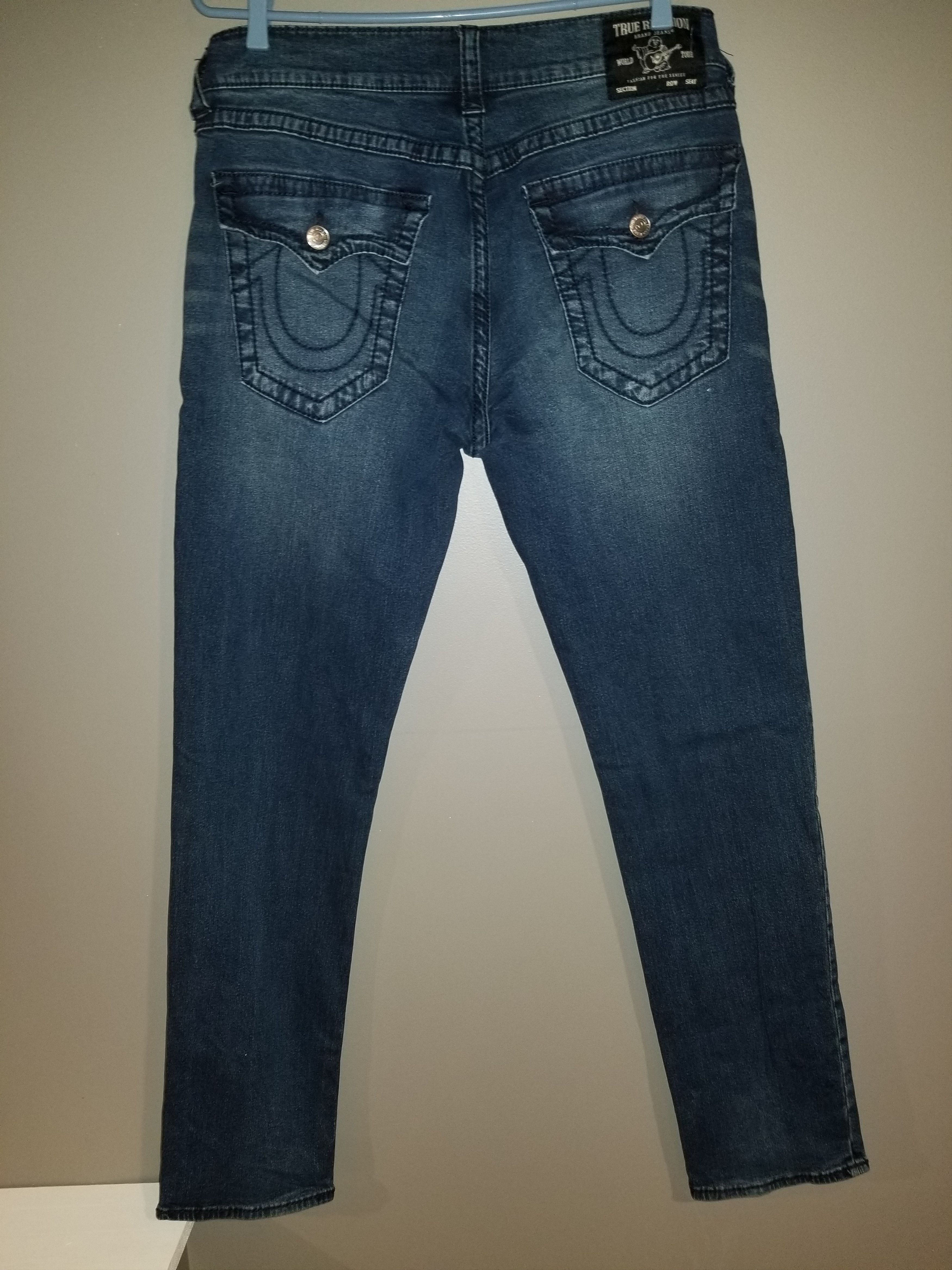 True Religion True religion black stitch jeans Size US 34 / EU 50 - 1 Thumbnail
