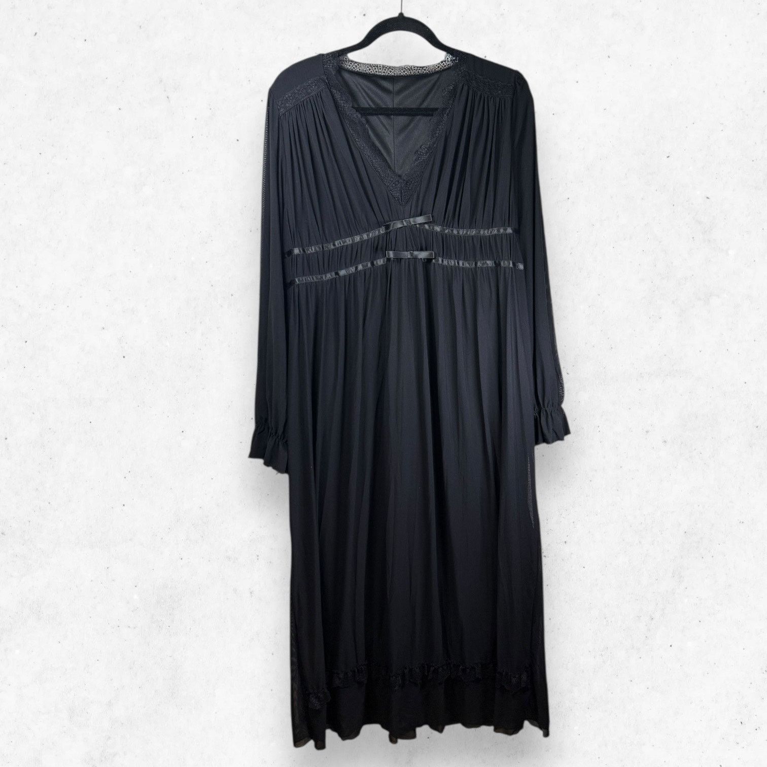 Other Dazy Women's XL House Dress Sleepwear V Neck Long Sleeve Size XL / US 12-14 / IT 48-50 - 1 Thumbnail