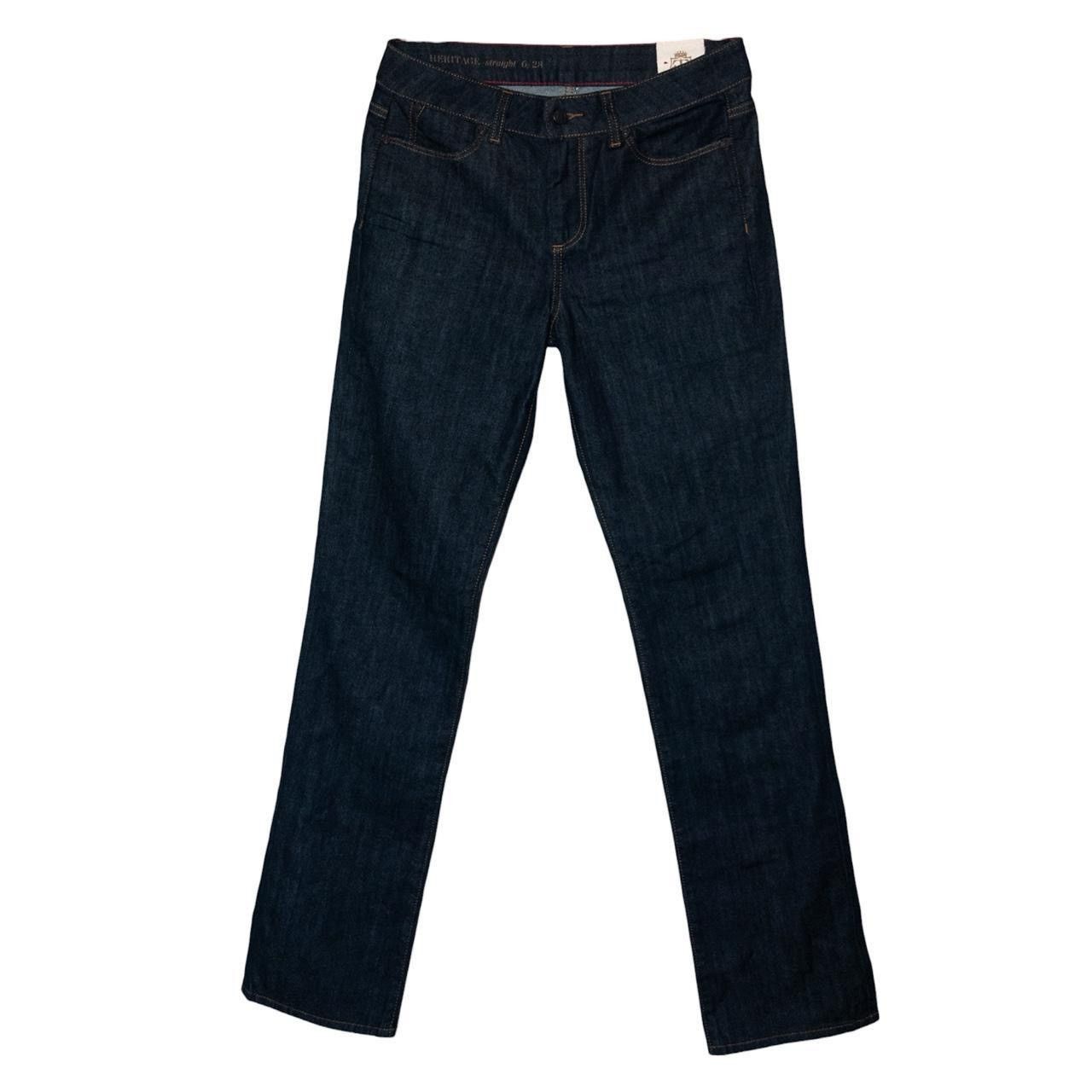 Talbots Talbots NWT Dark Wash Heritage Straight Leg Jeans Normcore Size 28" / US 6 / IT 42 - 3 Thumbnail