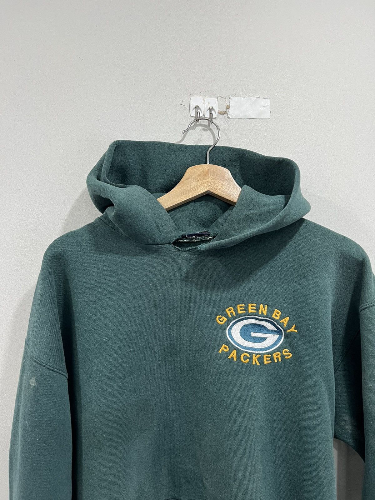Vintage Vintage Green Bay Packers hoodie forest green Size US S / EU 44-46 / 1 - 5 Thumbnail