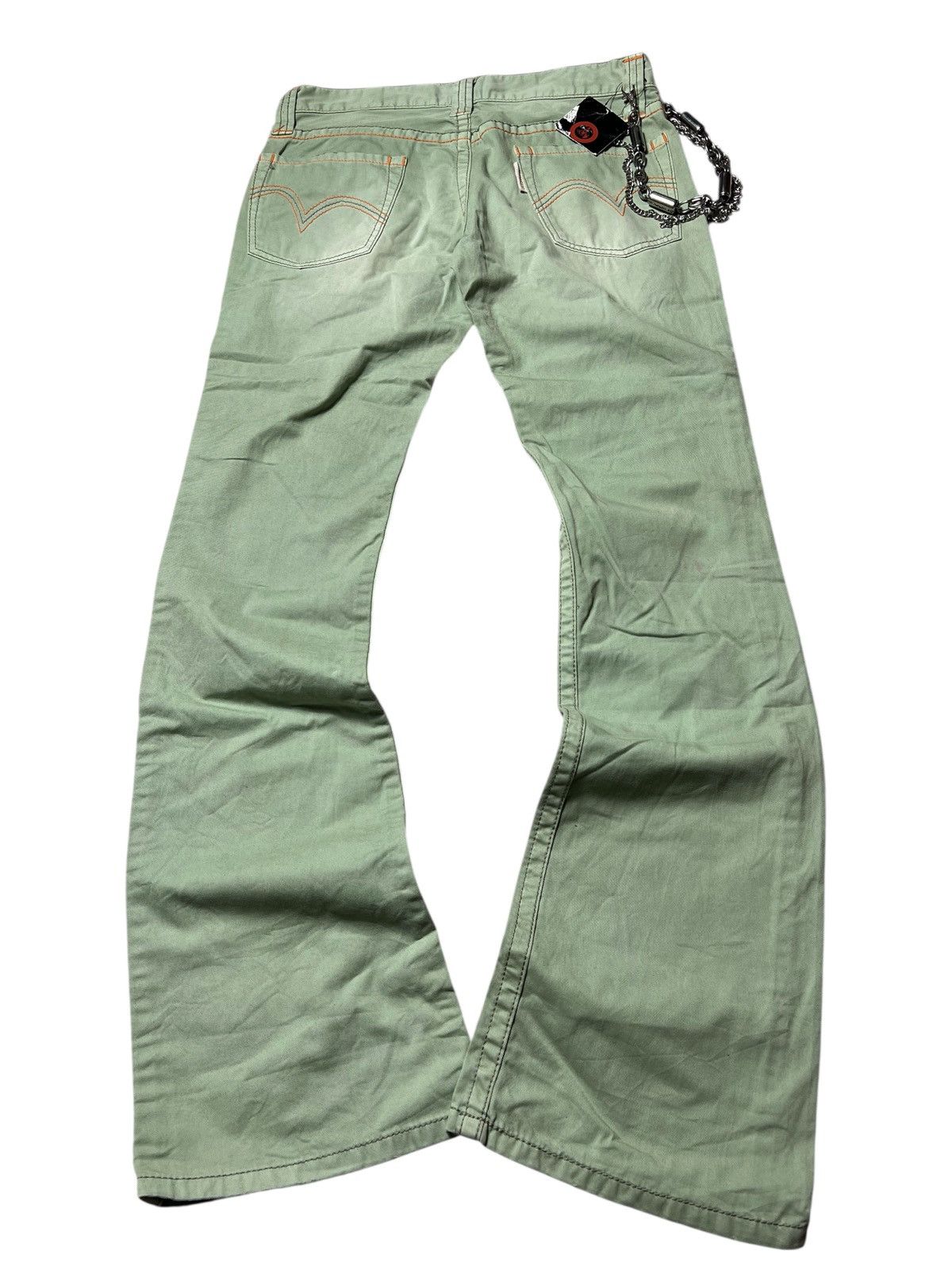 Hysteric Glamour Hysteric Glamour Button Washed Clawn Mark Flared Pants Size US 30 / EU 46 - 12 Thumbnail