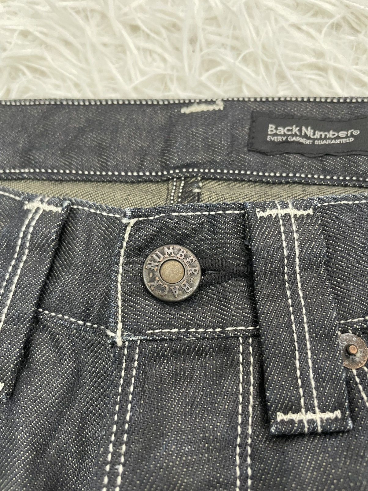 Japanese Brand Back Number RUDO Buckle Back Jeans Pant Made in Japan Size US 29 - 7 Thumbnail