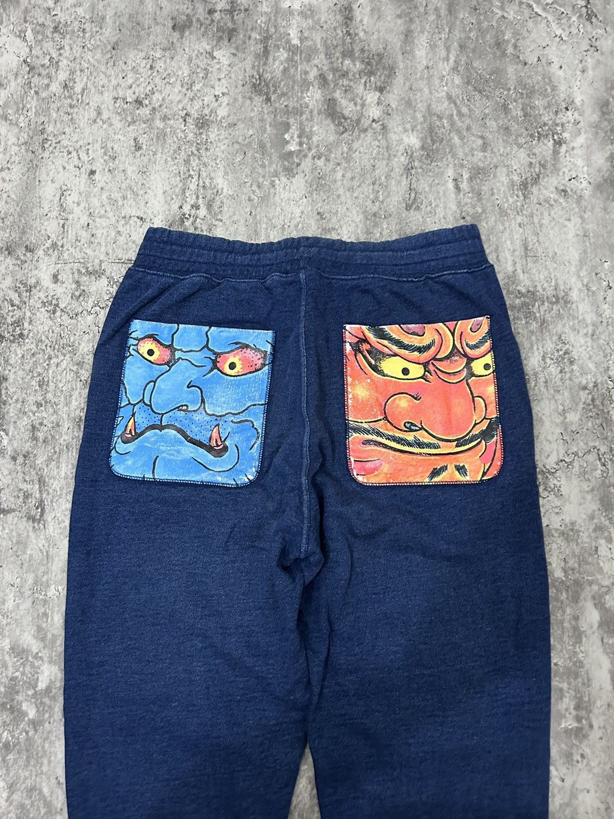 Evisu Evisu Custom Made God Of Fortune Jogger Pants Size US 32 / EU 48 - 7 Thumbnail