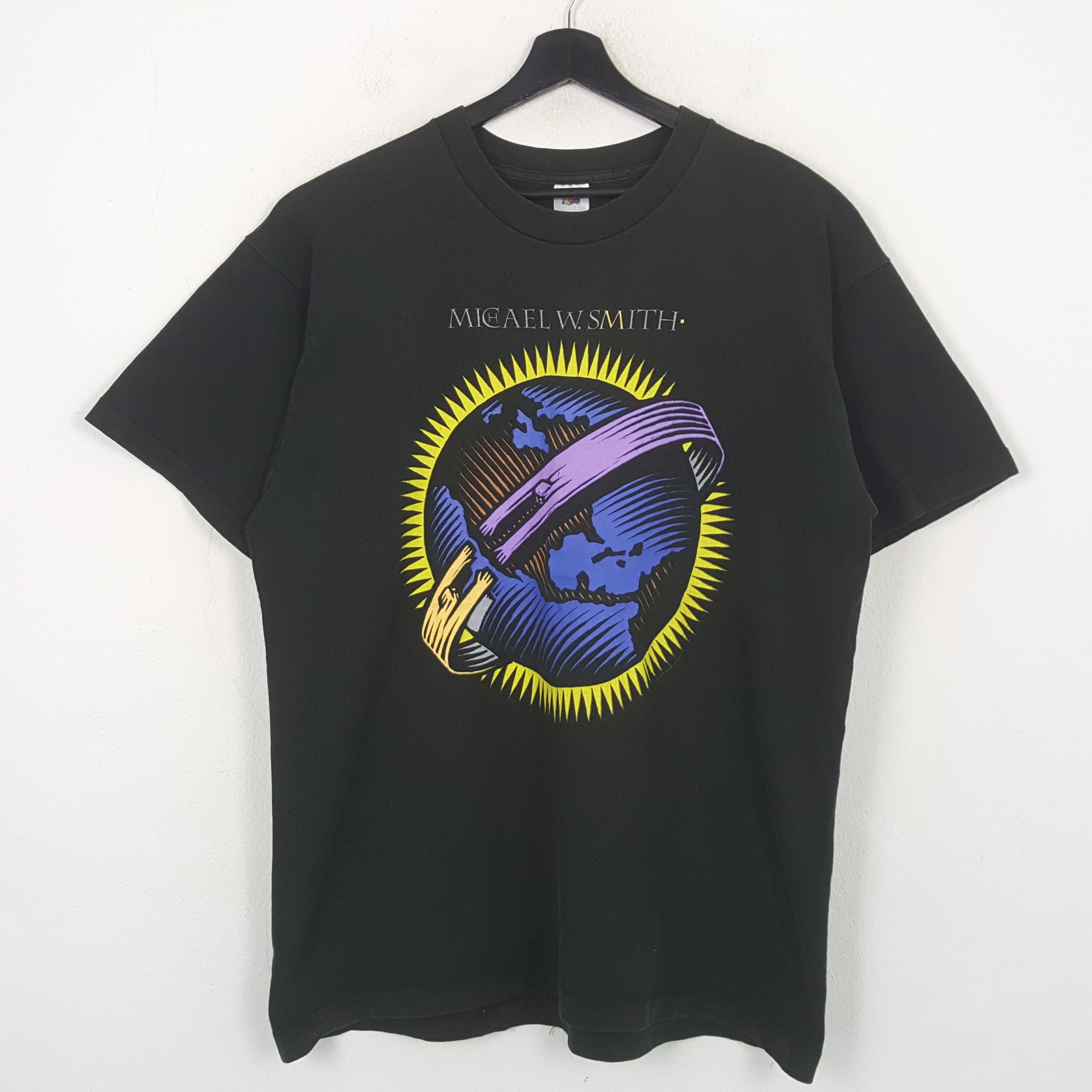 Vintage Michael W.Smith Vintage Tshirt RR25 Size US XL / EU 56 / 4 - 1 Thumbnail