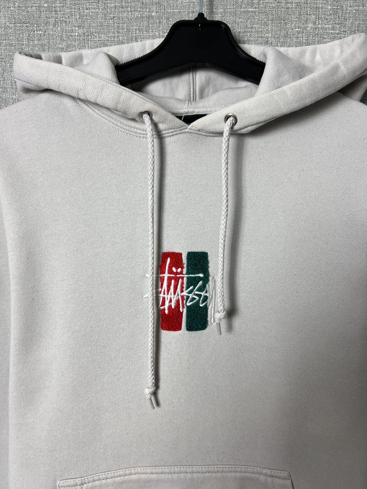 Stussy RARE STUSSY BARS LOGO APPLIQUE HOODIE SIZE S Size US S / EU 44-46 / 1 - 8 Thumbnail
