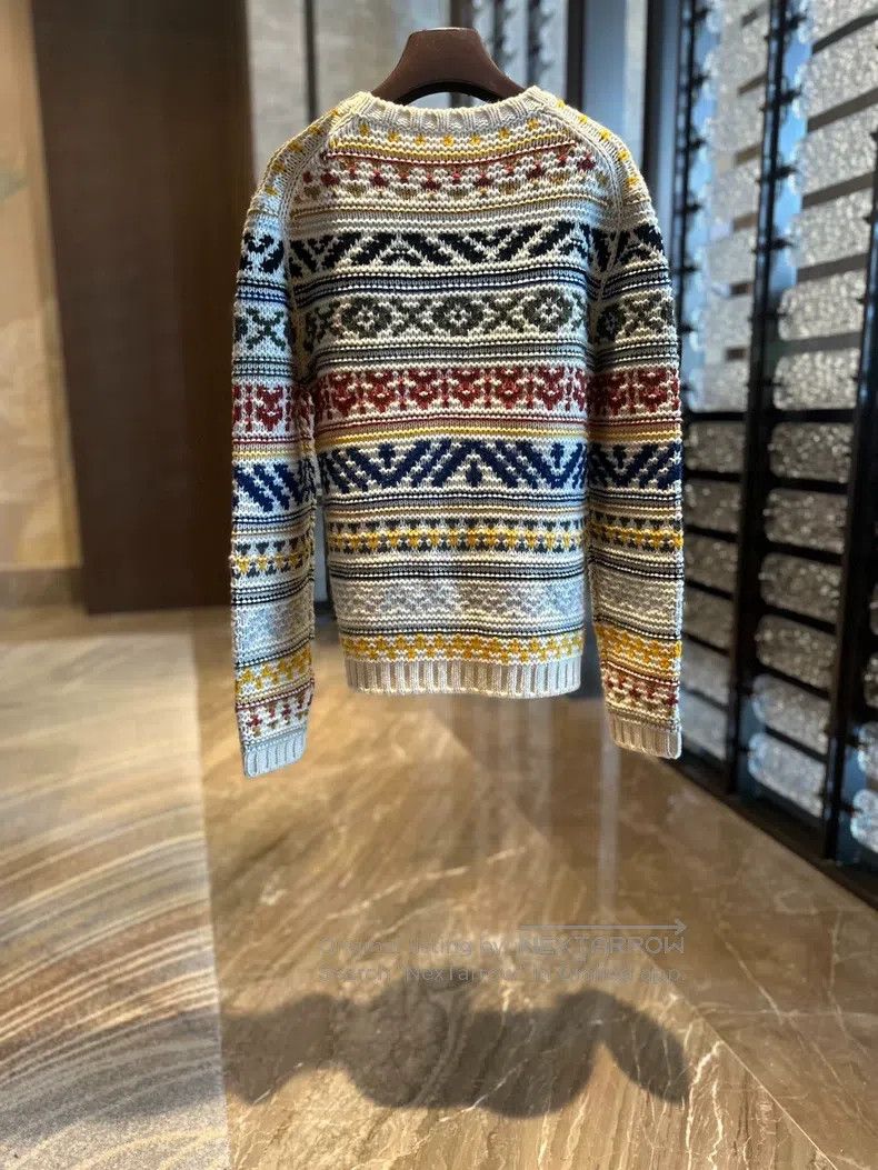 Loro Piana Loro Piana Colorful Cashmere Sweater, Christmas Limited Ed Size XS / US 0-2 / IT 36-38 - 2 Thumbnail
