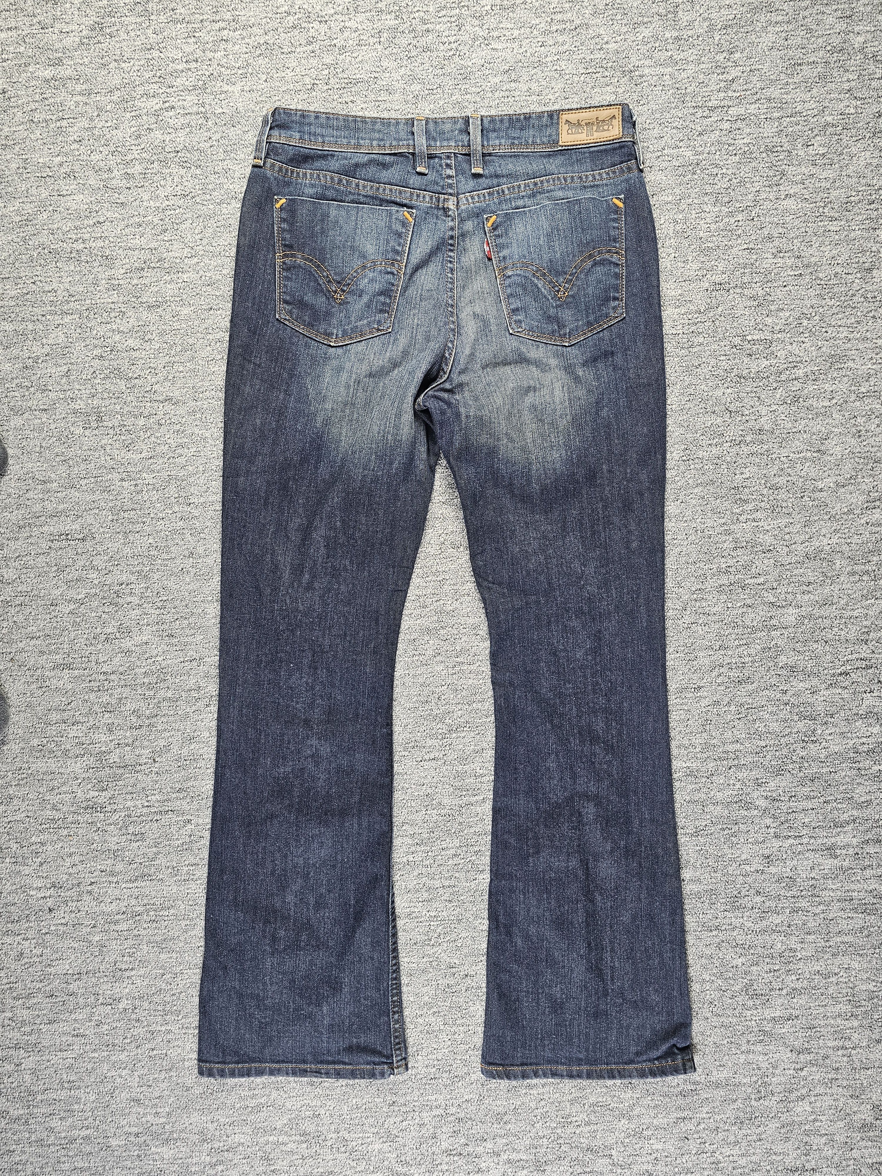 Levi's Vintage Levis 629 Bootcut Jeans Women 31x30 Blue Y2K Flare Size 31" - 2 Thumbnail