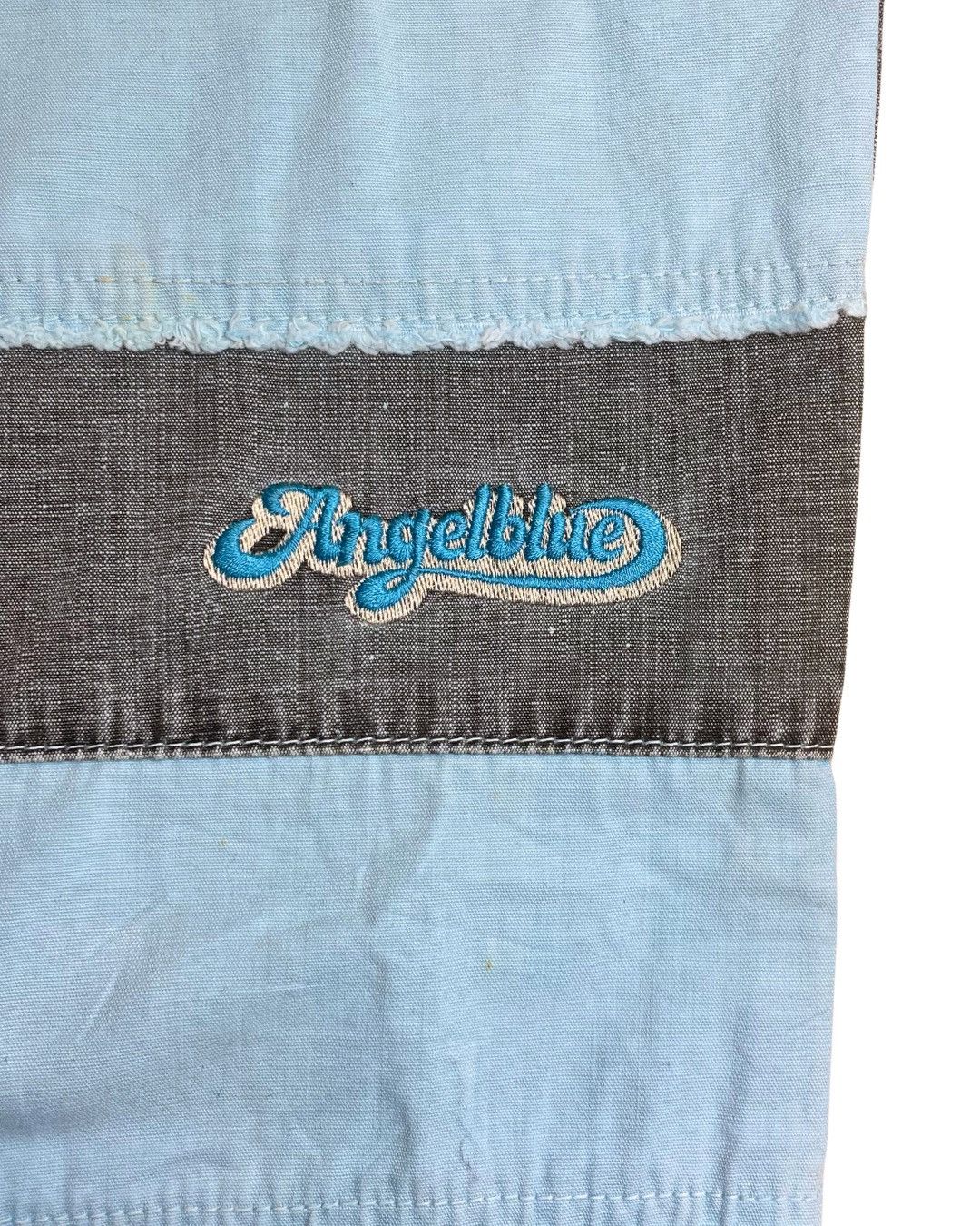 Angel Blue Angel Blue Diary Archival Horizontal Patchwork Denim Jeans Size 25" / US 0 / IT 36 - 7 Thumbnail