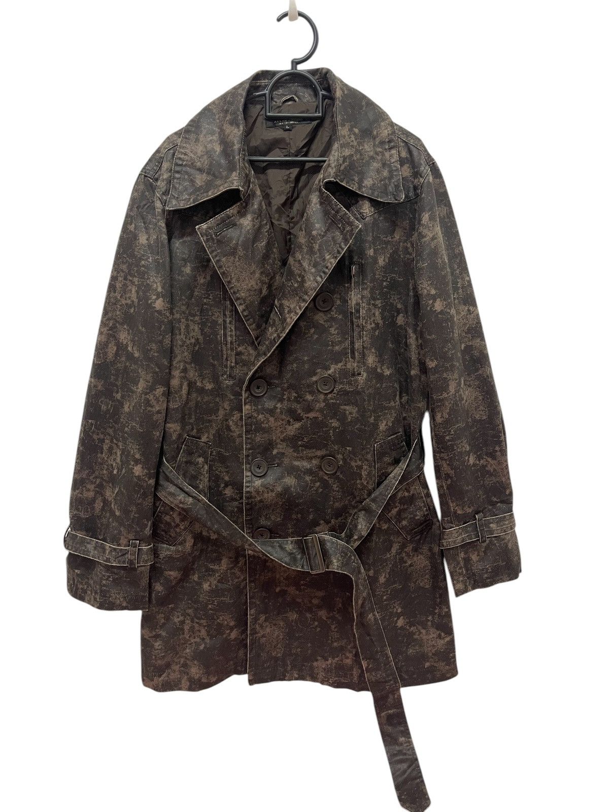 Japanese Brand JAPAN YASUYUKI ISHII INSPIRED OXID DARK BROWN COAT Size US M / EU 48-50 / 2 - 3 Thumbnail