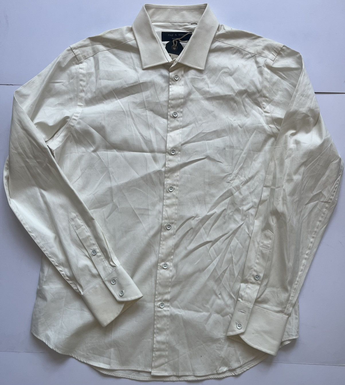 Rag & Bone Rag & Bone Beige Mens Shirt Size 44L - 1 Thumbnail