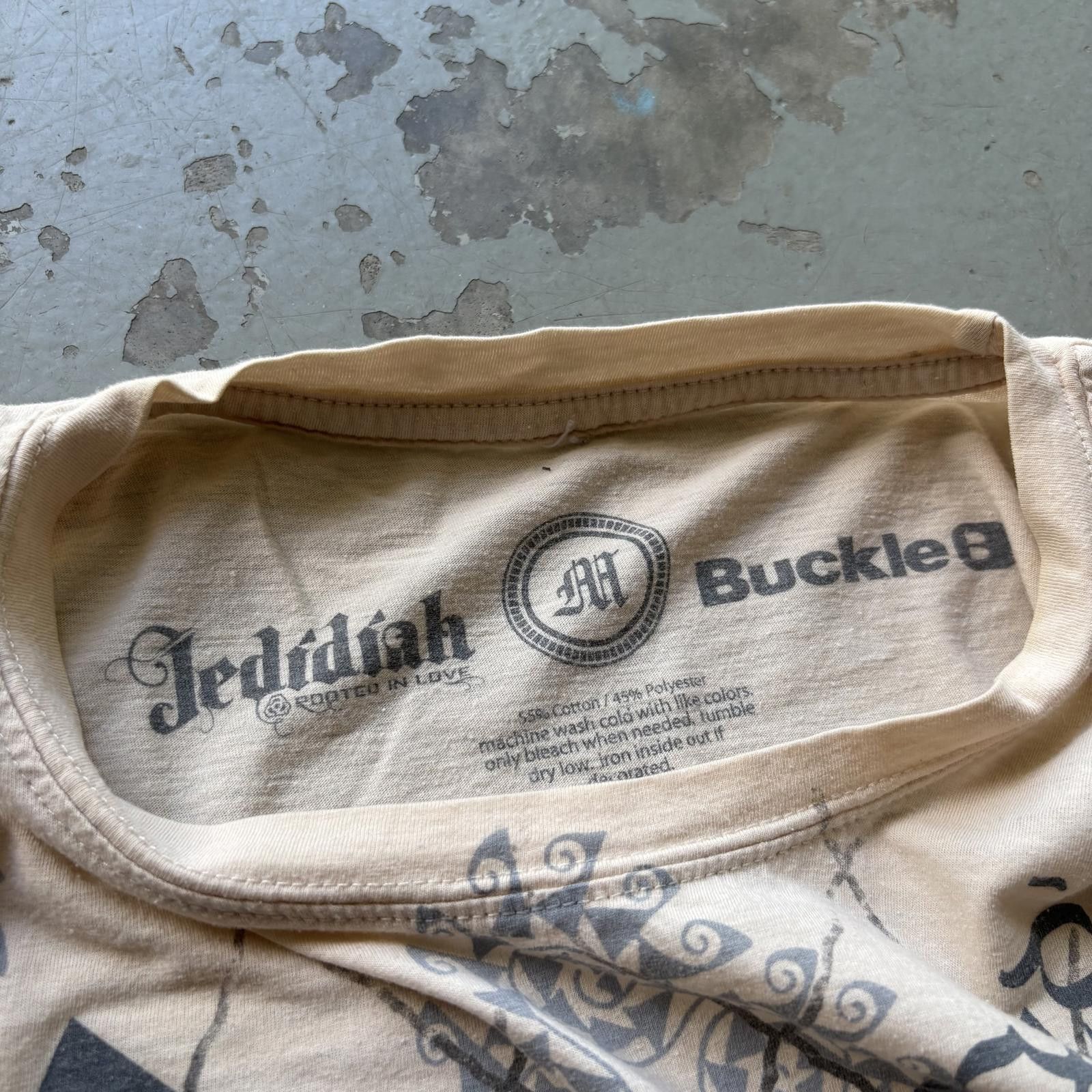 Vintage Vintage Y2K Affliction Style Jedidiah Religious Grunge Shirt Size US M / EU 48-50 / 2 - 3 Thumbnail