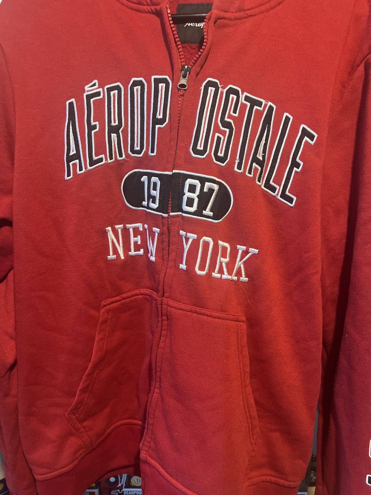 Aeropostale Aeropostale Red Sweater Size US L / EU 52-54 / 3 - 1 Thumbnail