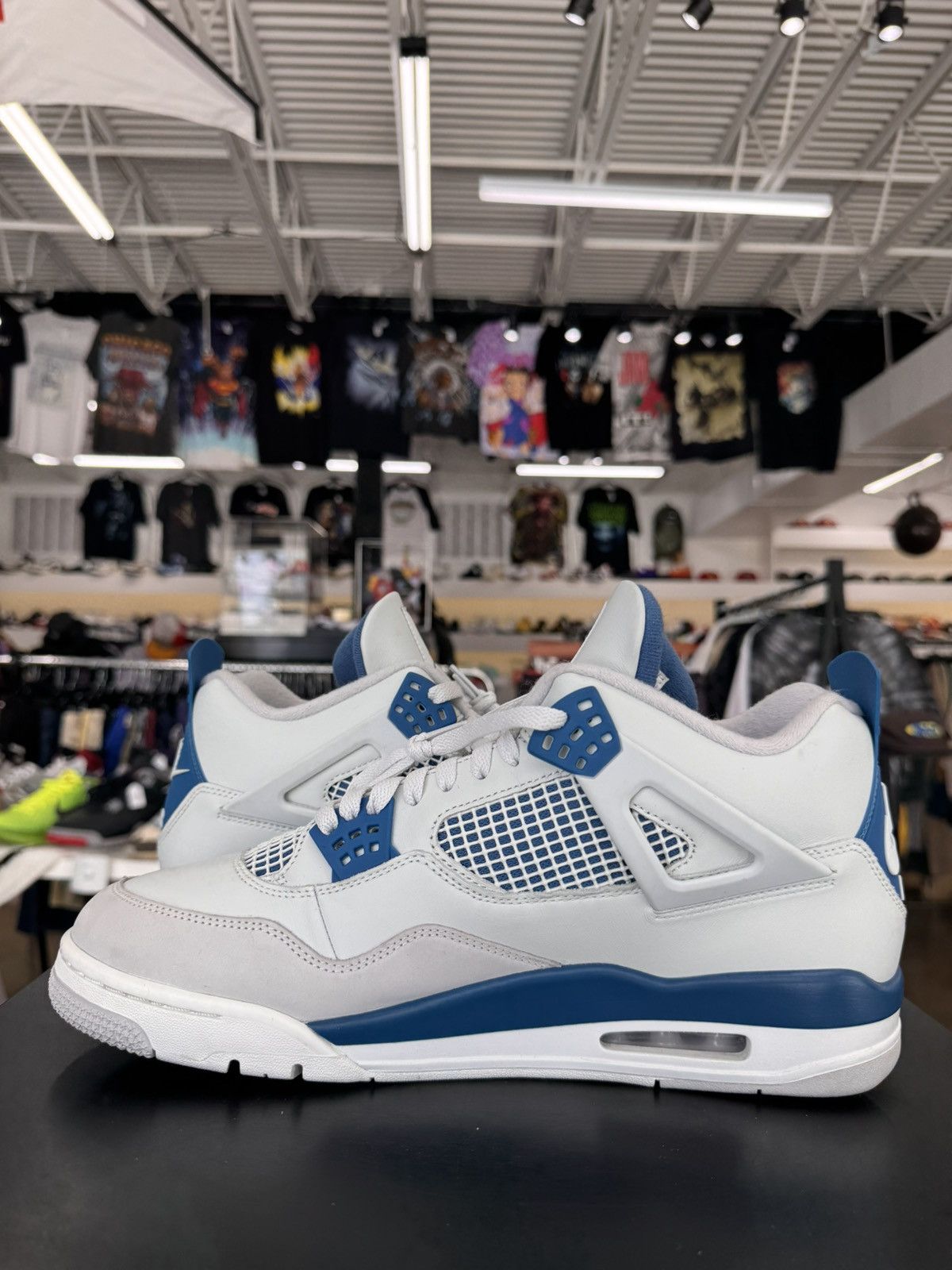 Jordan Brand Air Jordan 4 Retro Military Blue Size 13 (2024) - No Box+ Size US 13 / EU 46 - 4 Thumbnail