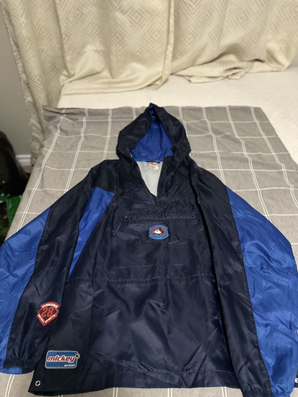 Mickey Mouse Vintage Mickey sports windbreaker pullover 90sdisney WP jckt Size US M / EU 48-50 / 2 - 8 Thumbnail