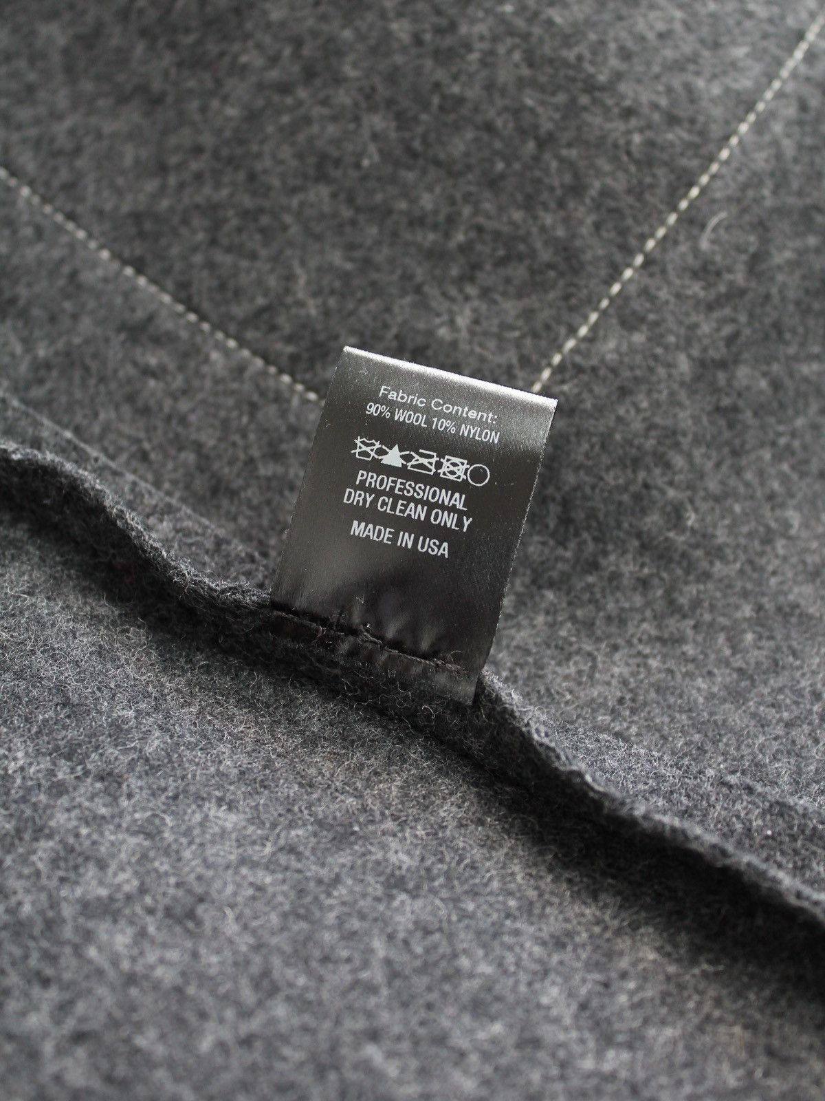 R13 R13 Grey Graffiti Wool Blend Overcoat Size XS / US 0-2 / IT 36-38 - 8 Thumbnail