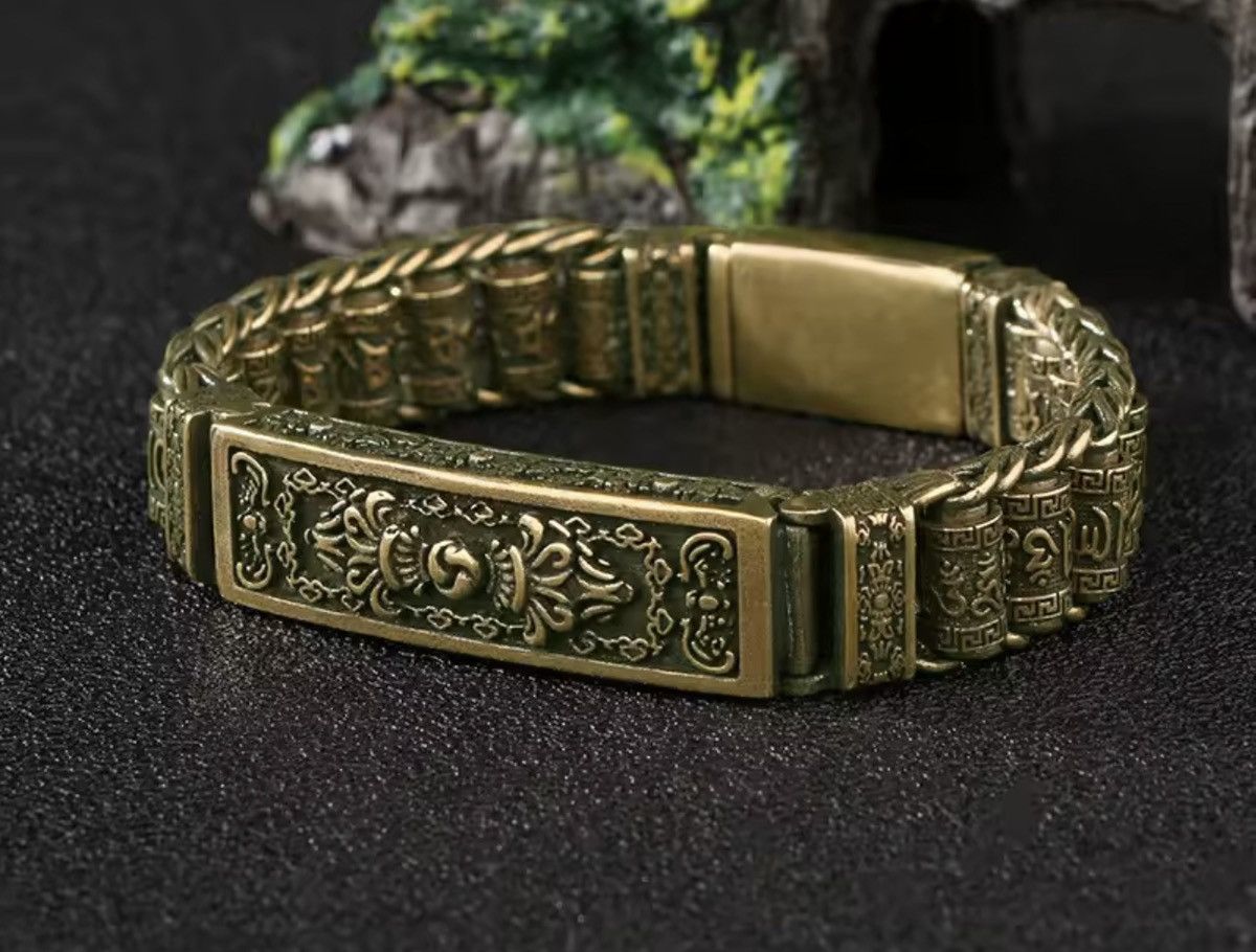 Handmade Multiplier Vajra Six Words Chains Bracelets Size ONE SIZE - 7 Thumbnail
