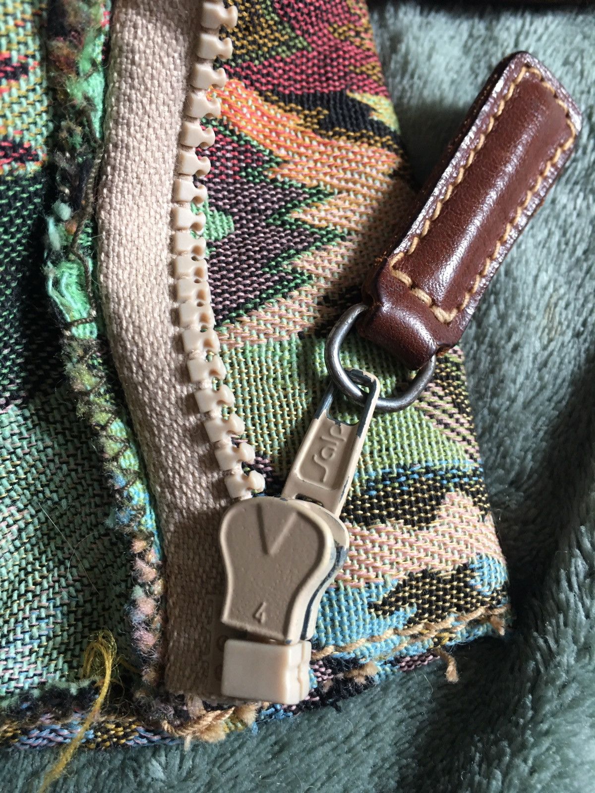 Felisi FELISI Canvas Leather Tapestry Duffel Italy Large Bag Size ONE SIZE - 12 Thumbnail