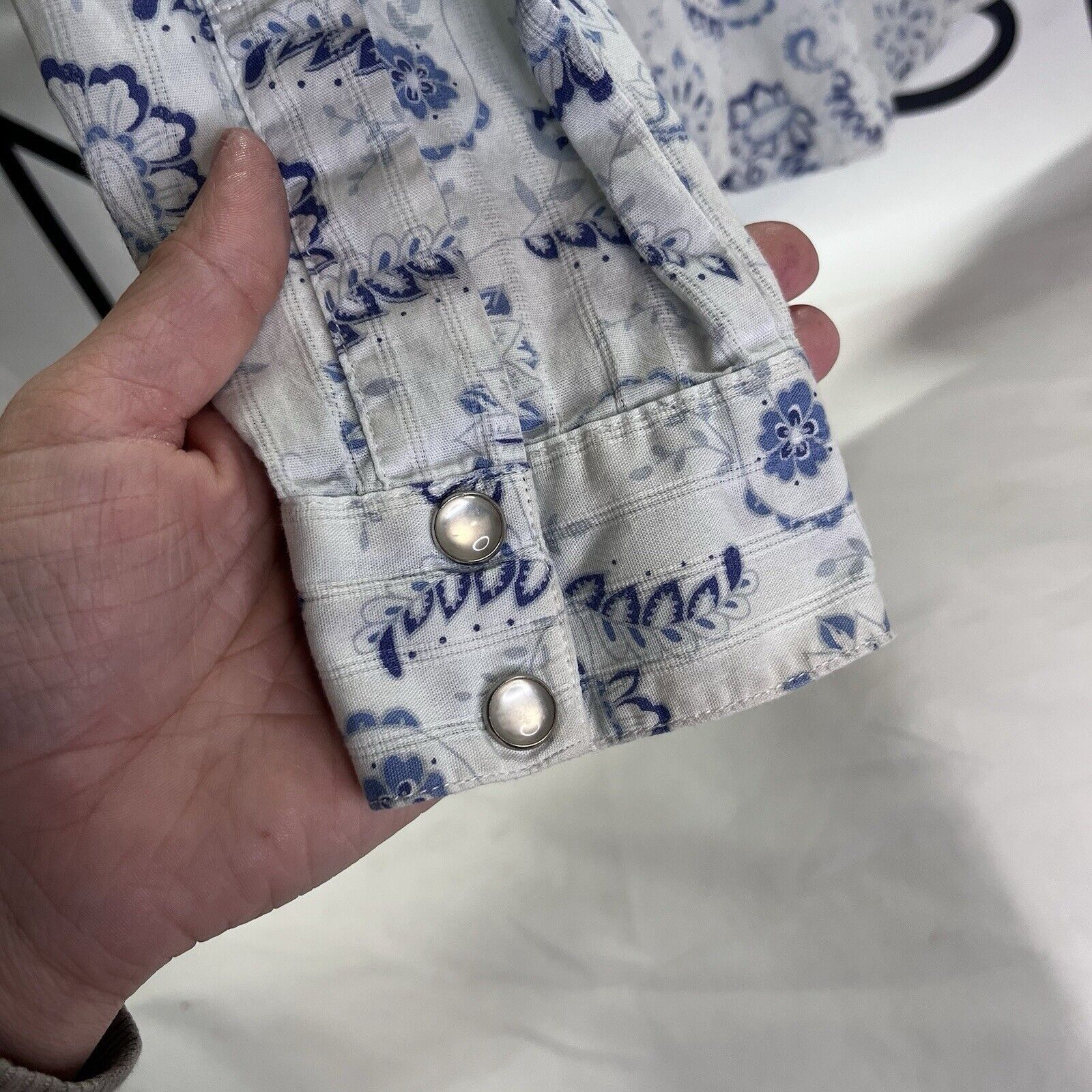 Pendleton Women’s Pendleton Pearl Snap Western Paisley Shirt Size S / US 4 / IT 40 - 3 Thumbnail