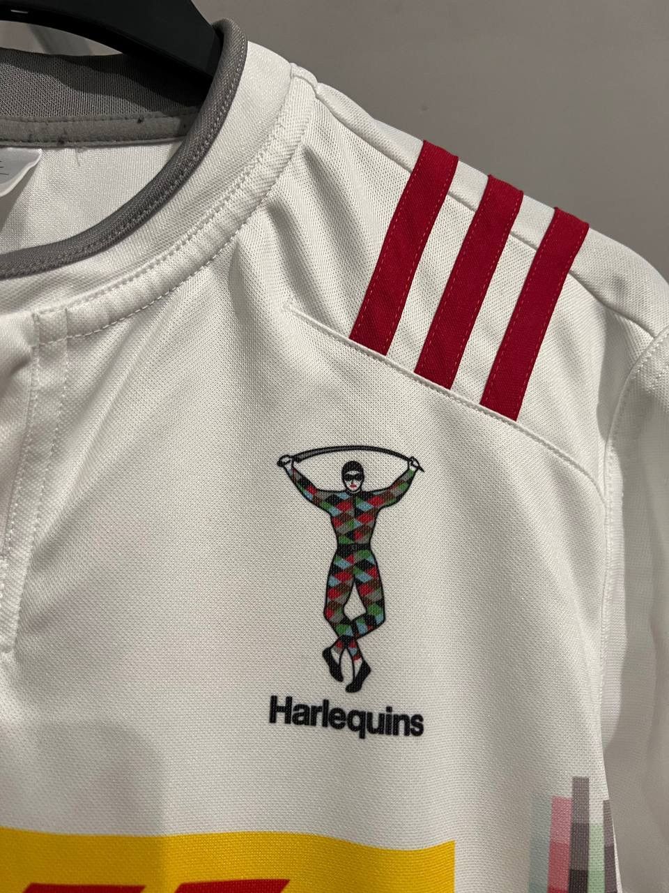 Adidas 2015/16 HARLEQUINS AWAY RUGBY UNION SHIRT JERSEY SIZE L MENS Size US L / EU 52-54 / 3 - 6 Thumbnail