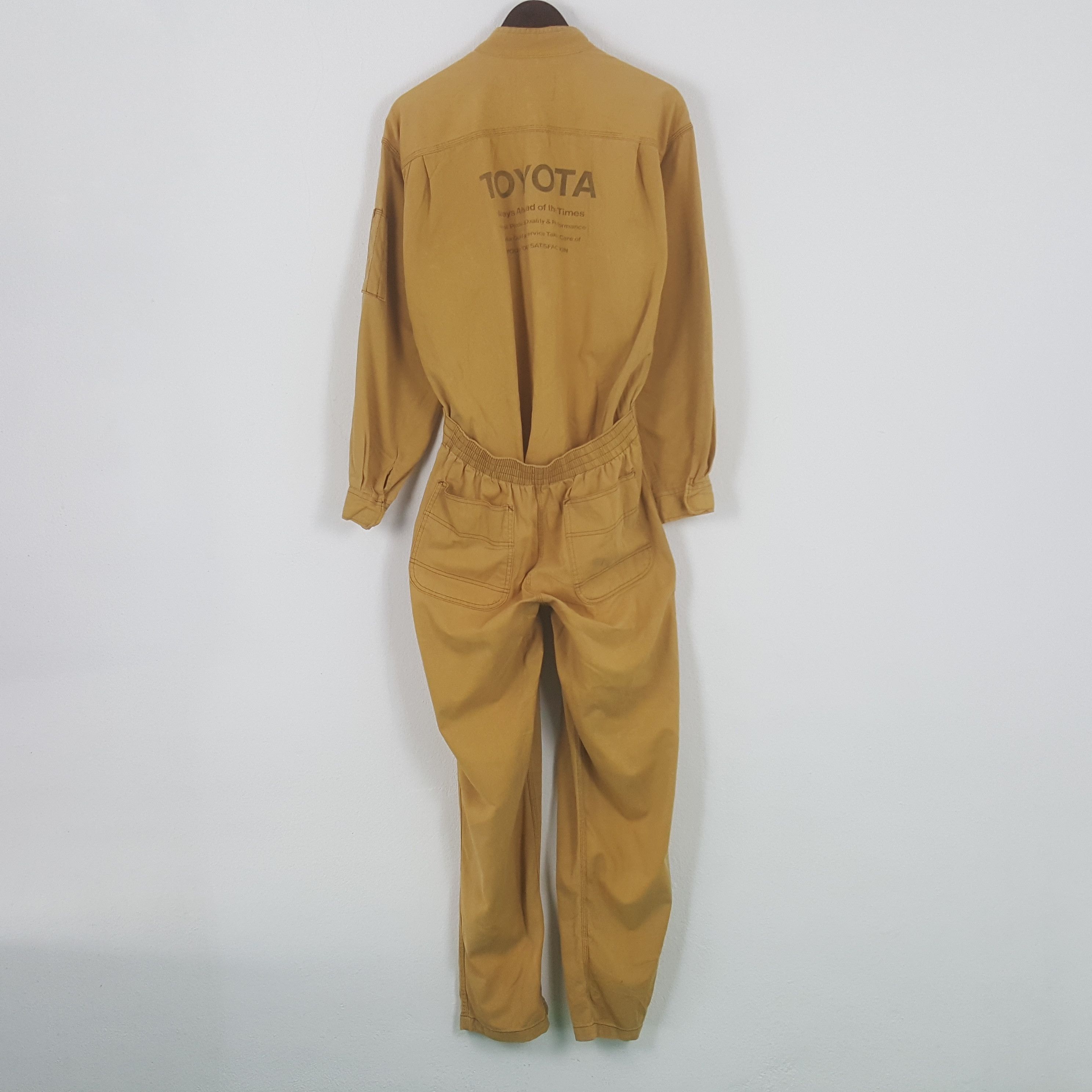 Japanese Brand × Sports Specialties × Vintage Vintage Toyota Tecno Racing Jumpsuit Coverall Jacket Size US S / EU 44-46 / 1 - 1 Thumbnail